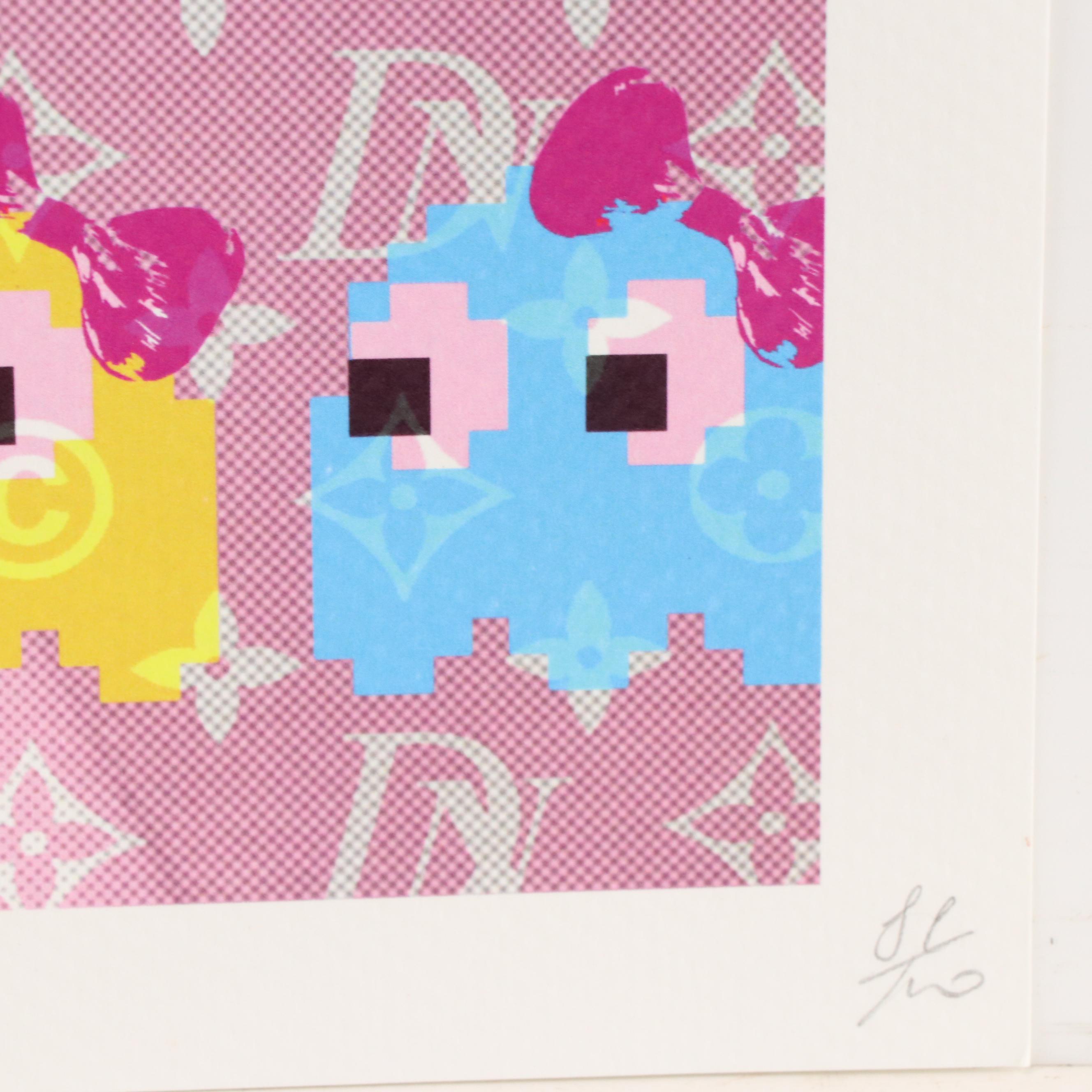 Death NYC Digital Print of Louis Vuitton x Pac Man, 2020