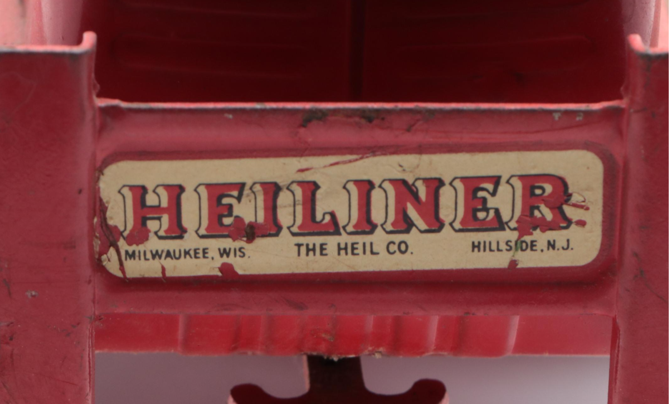 Doepke Model Toys "Heiliner" Pressed Steel Bottom Scraper Toy, Mid-20th Century