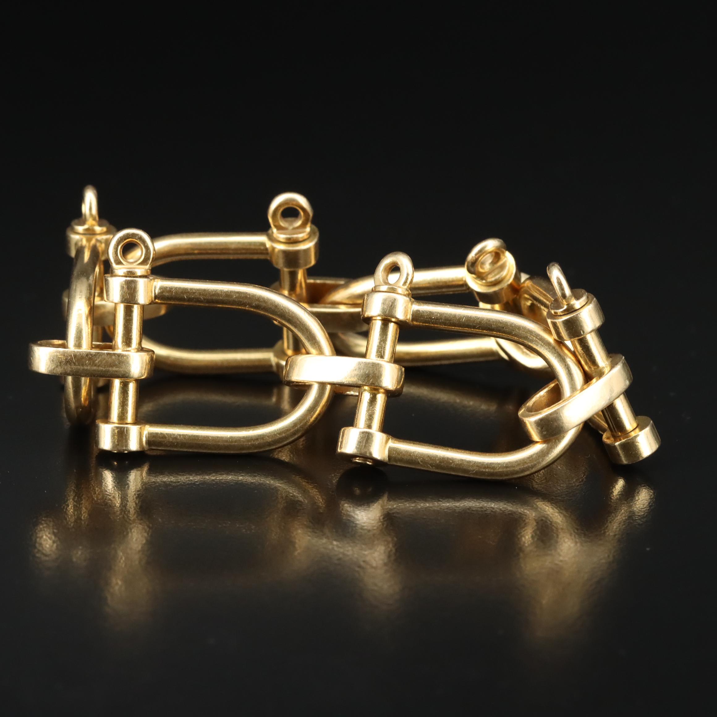 Gucci 18K Horsebit Link Bracelet