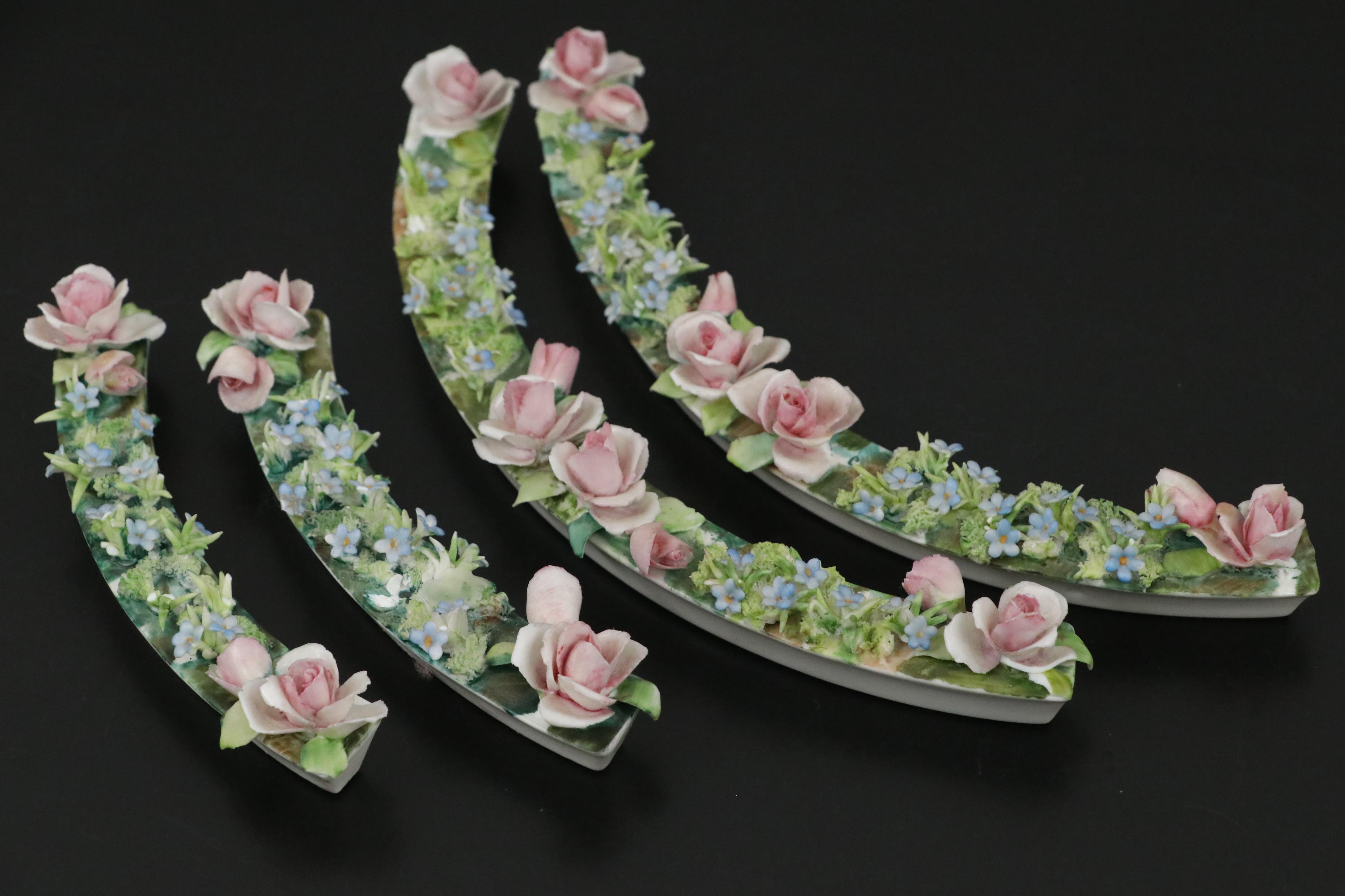 Sandziell, Höffner & Co Centerpiece Candlesticks and Ring with Other Flowers