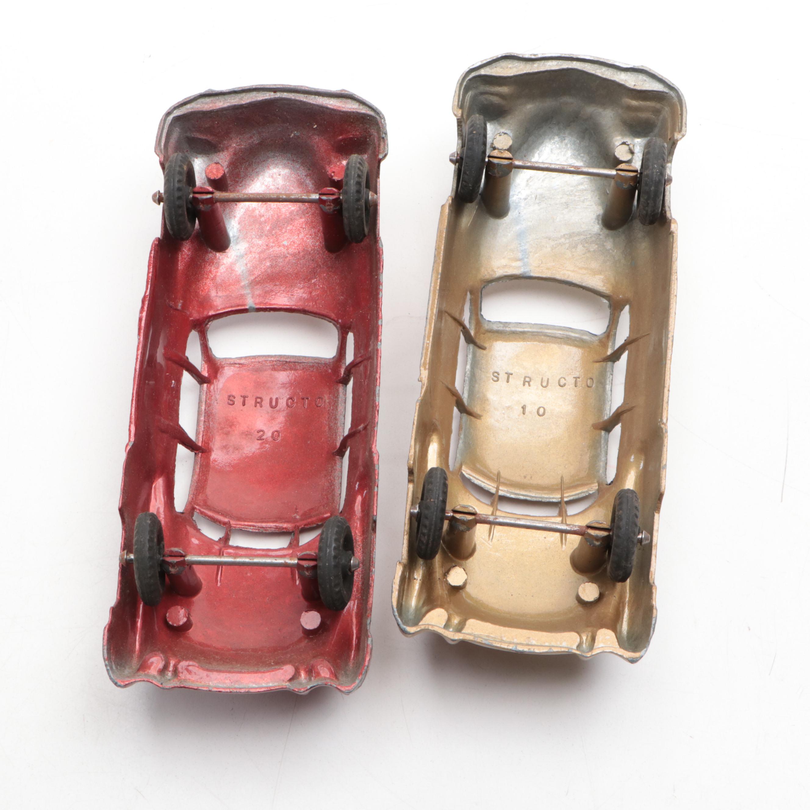 Structo "Auto Haulaway" Pressed Steel Toy Truck, Mid-20th Century