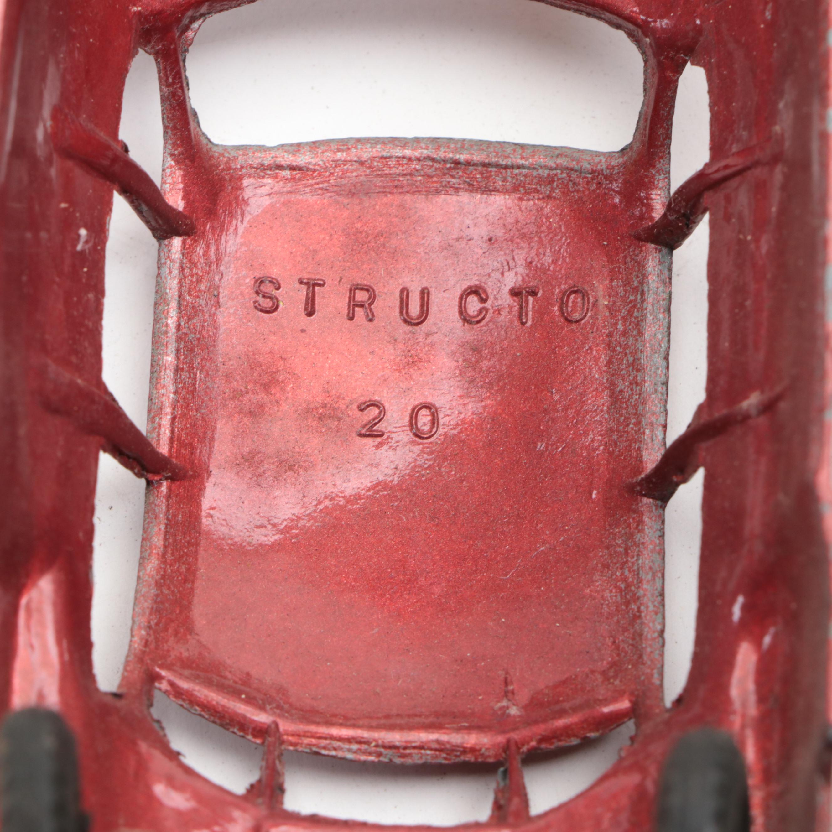 Structo "Auto Haulaway" Pressed Steel Toy Truck, Mid-20th Century