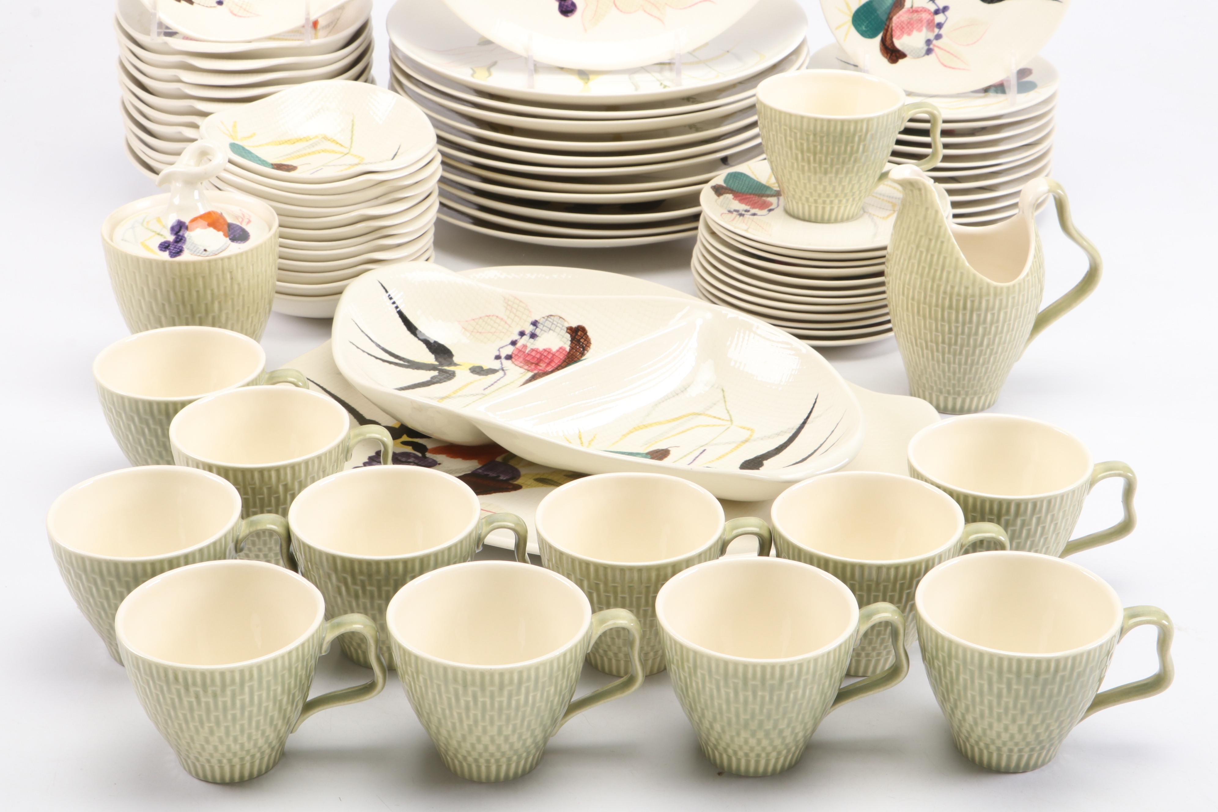 Red Wing Pottery "Capistrano" Stoneware Dinnerware, Mid-20th C.