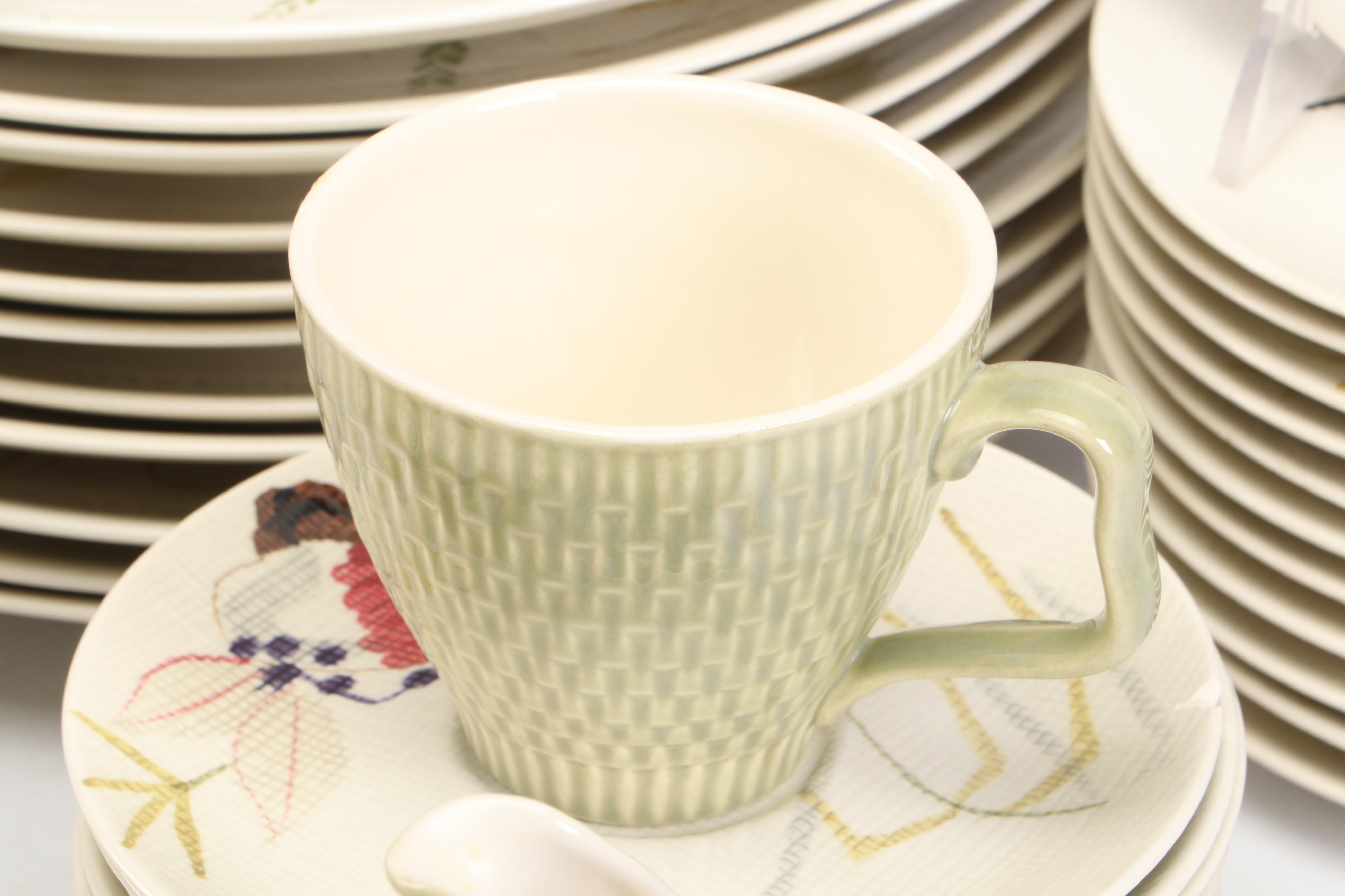 Red Wing Pottery "Capistrano" Stoneware Dinnerware, Mid-20th C.