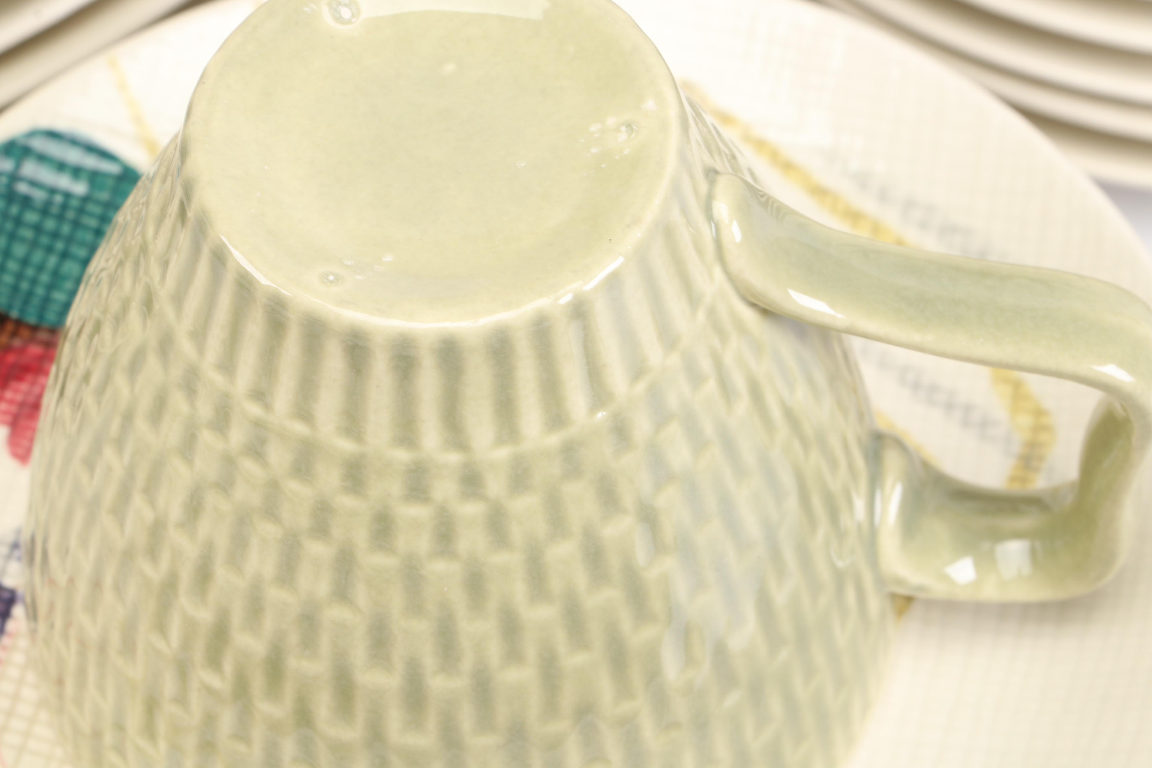 Red Wing Pottery "Capistrano" Stoneware Dinnerware, Mid-20th C.