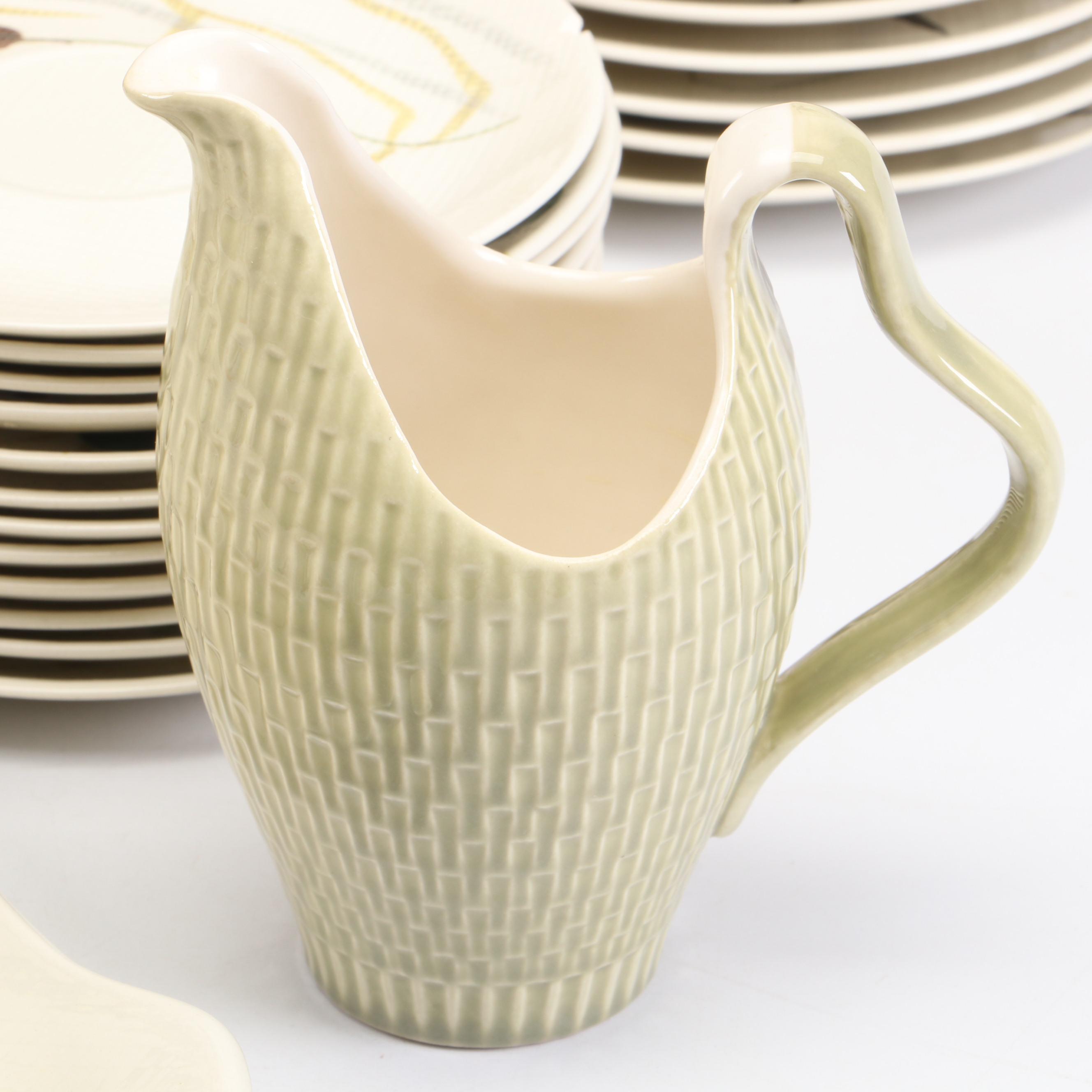 Red Wing Pottery "Capistrano" Stoneware Dinnerware, Mid-20th C.