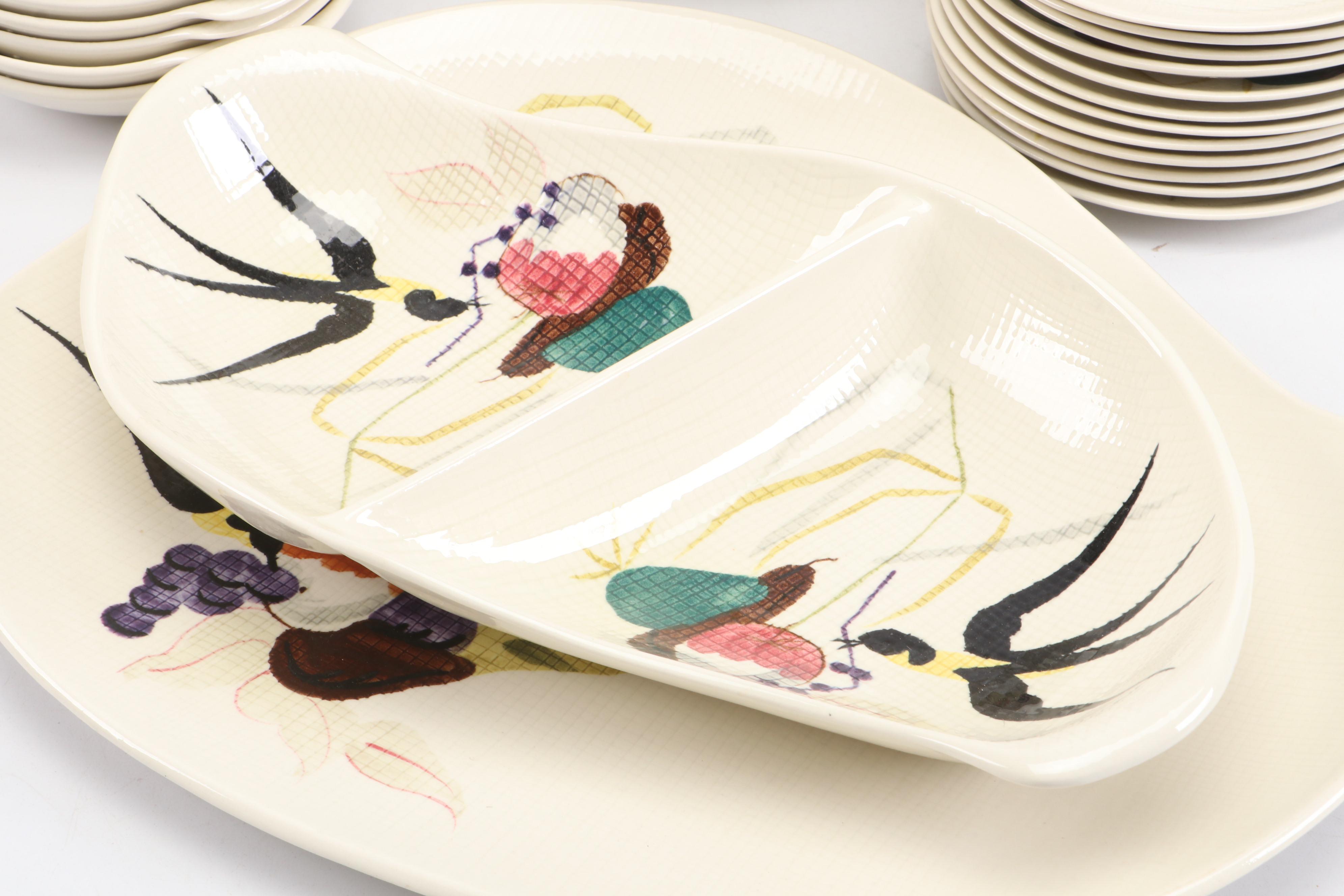 Red Wing Pottery "Capistrano" Stoneware Dinnerware, Mid-20th C.