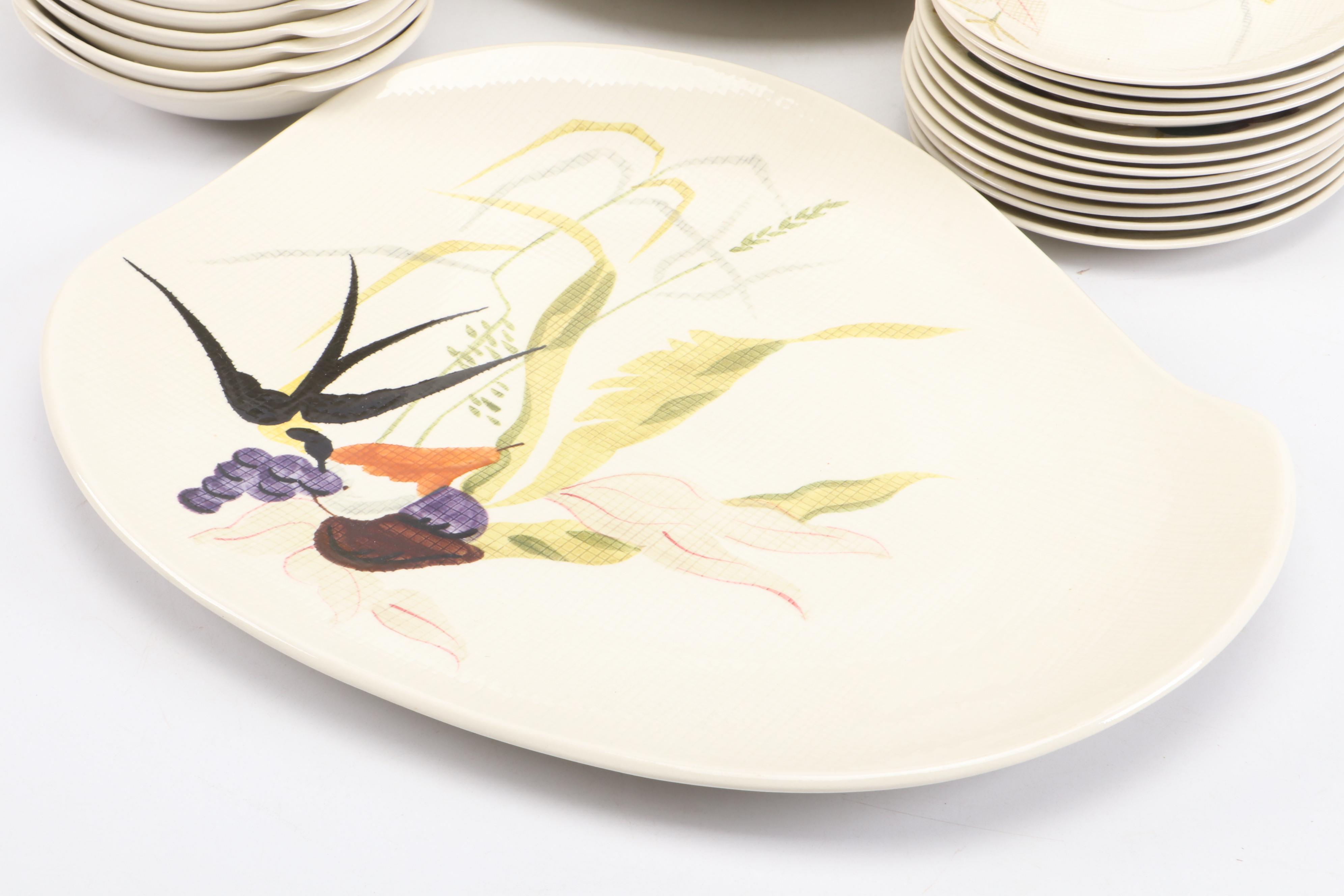 Red Wing Pottery "Capistrano" Stoneware Dinnerware, Mid-20th C.