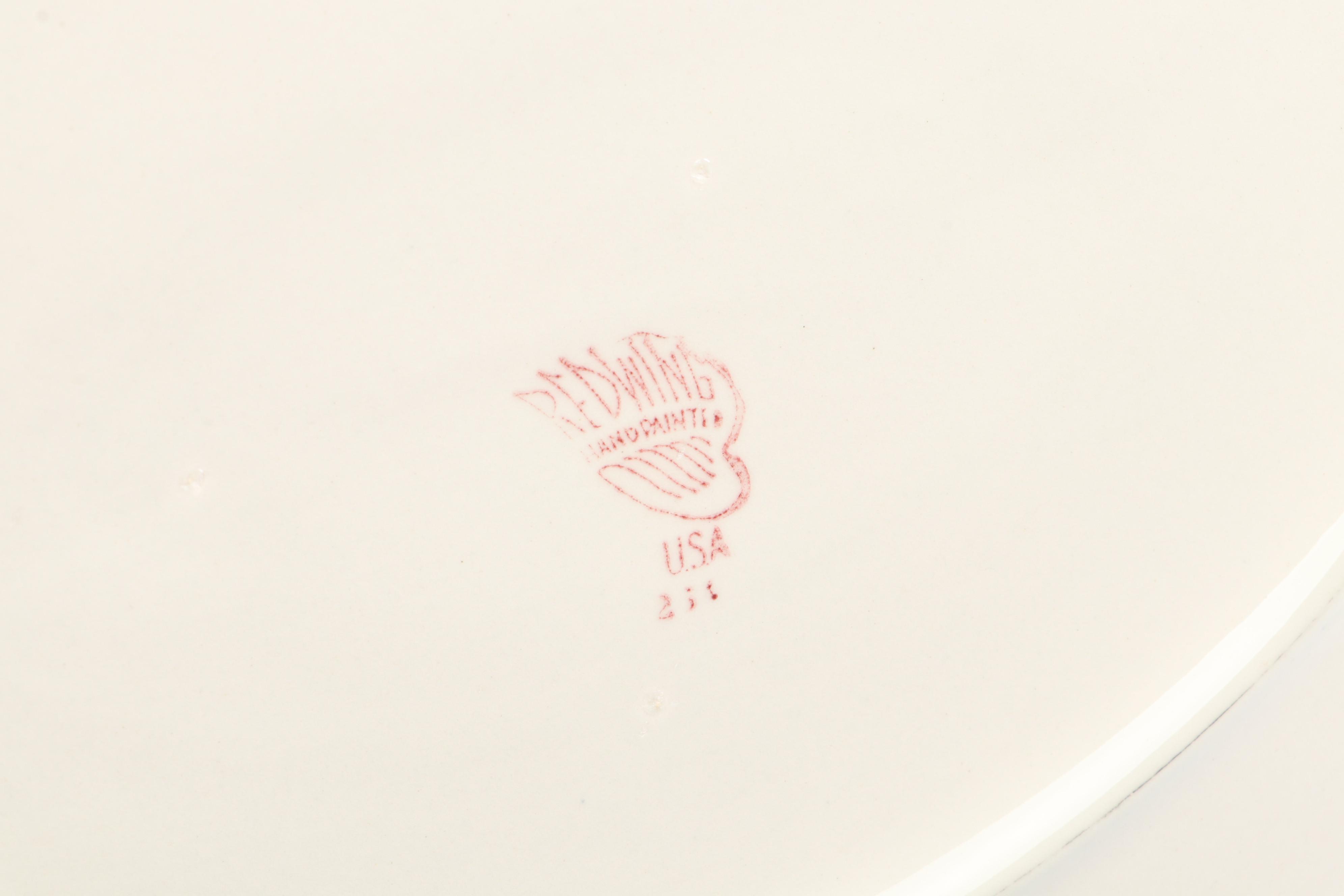 Red Wing Pottery "Capistrano" Stoneware Dinnerware, Mid-20th C.