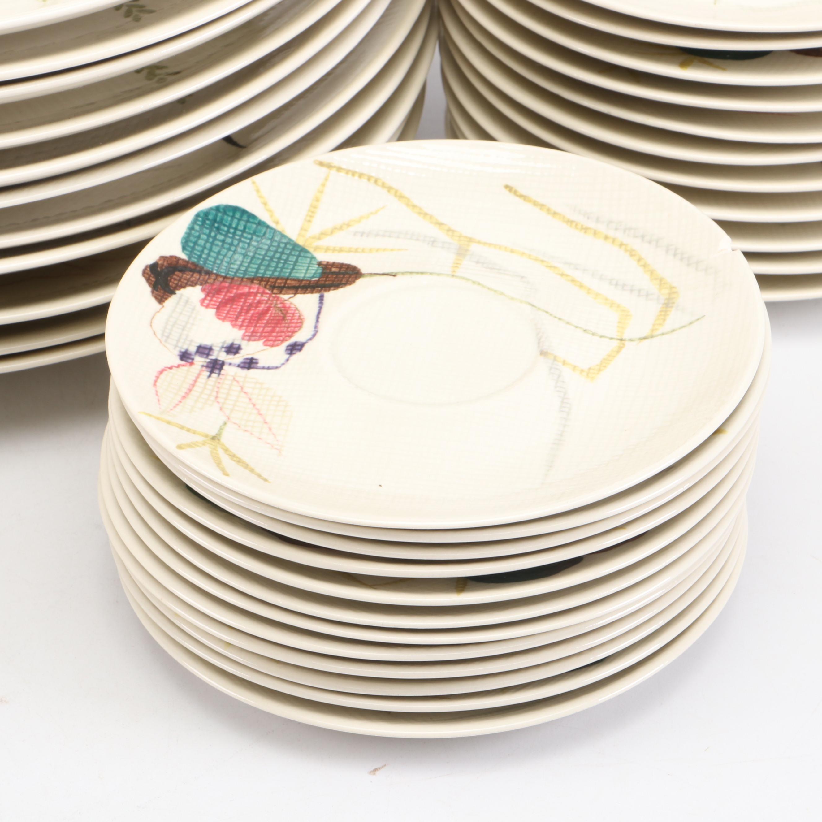 Red Wing Pottery "Capistrano" Stoneware Dinnerware, Mid-20th C.