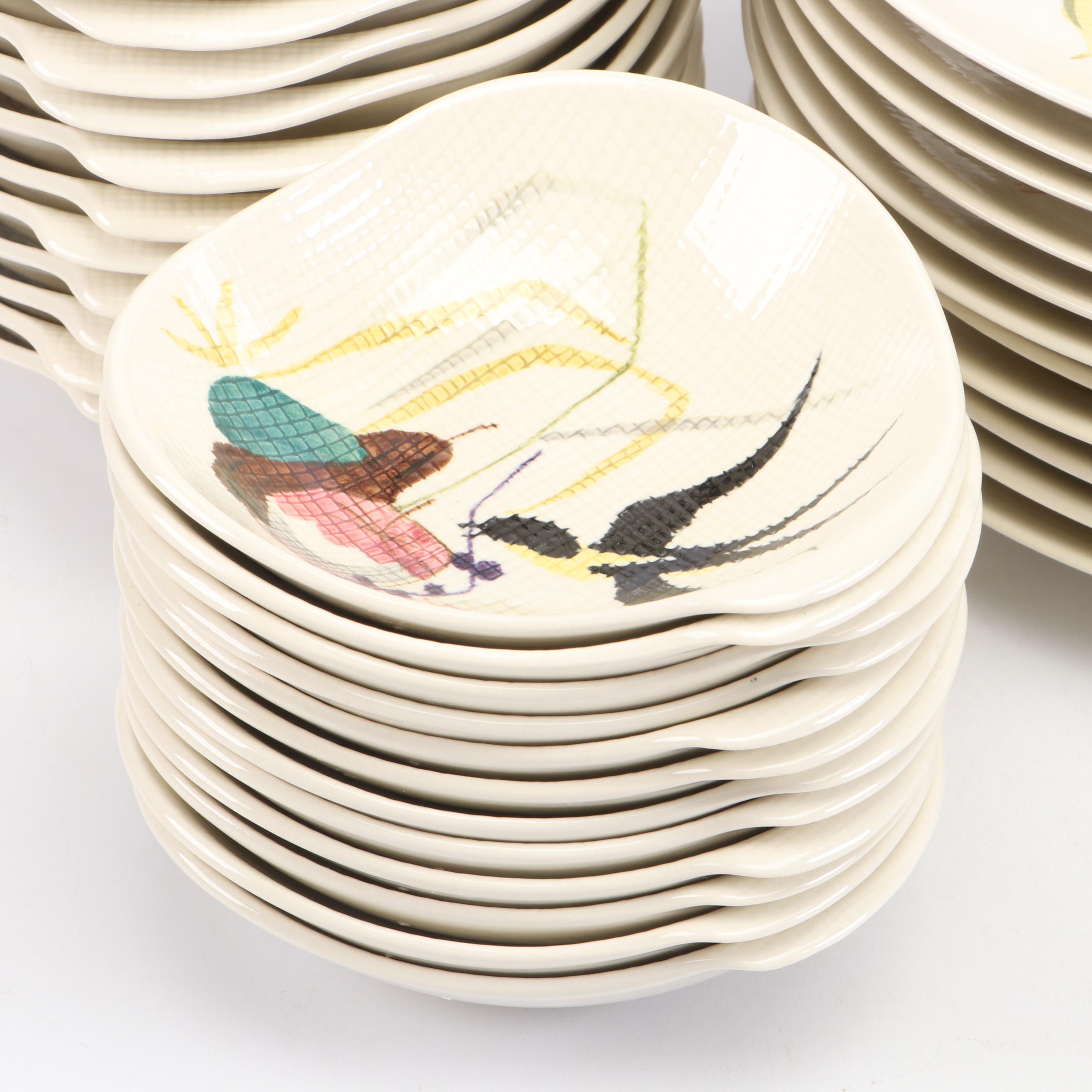 Red Wing Pottery "Capistrano" Stoneware Dinnerware, Mid-20th C.