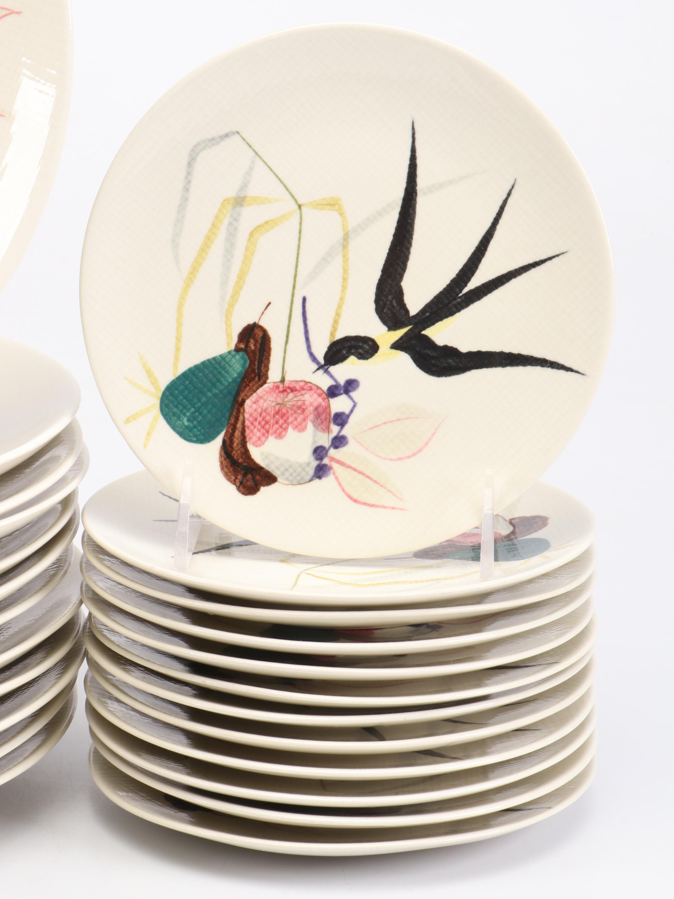 Red Wing Pottery "Capistrano" Stoneware Dinnerware, Mid-20th C.