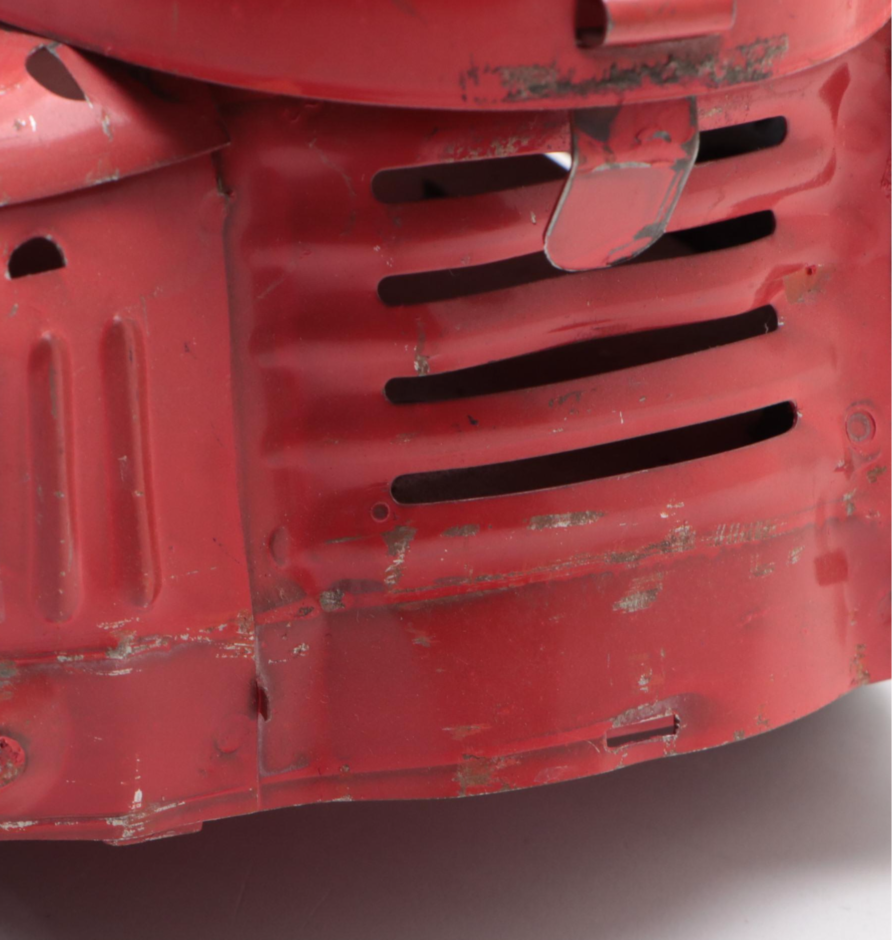 Structo "City of Toyland No. 7" Pressed Steel Toy Utility Truck, Mid-20th C.