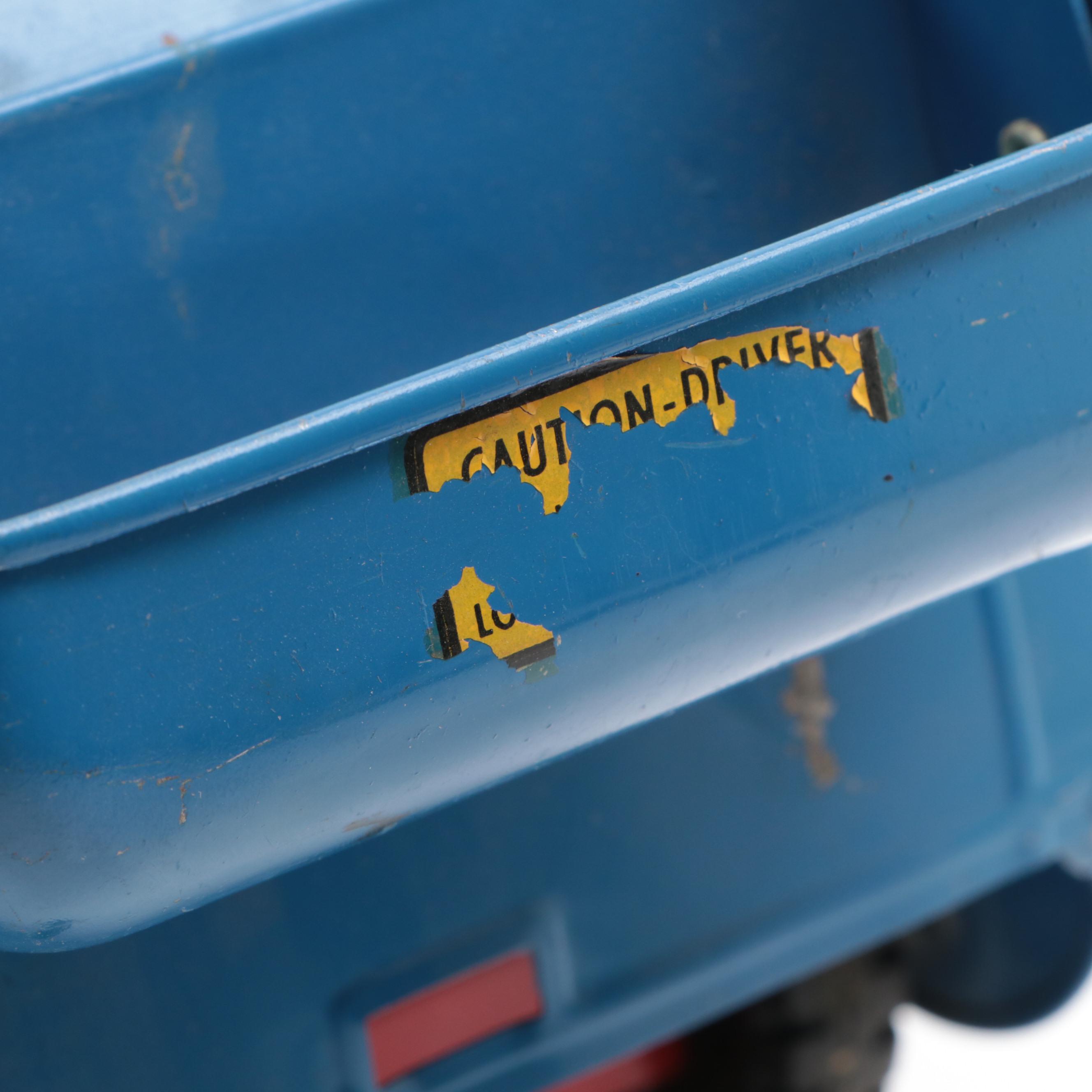 Structo "City of Toyland No. 7" Pressed Steel Toy Utility Truck, Mid-20th C.