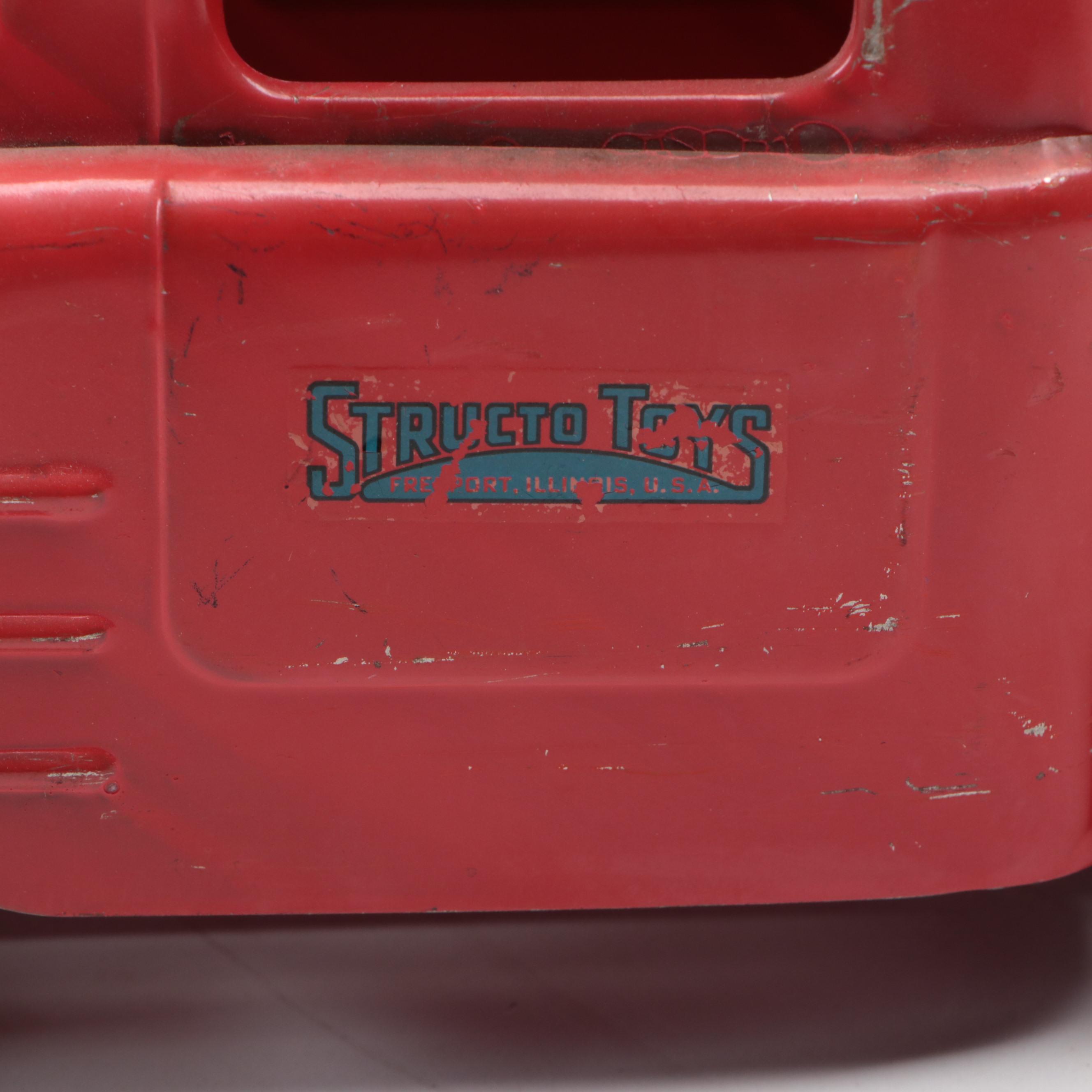 Structo "City of Toyland No. 7" Pressed Steel Toy Utility Truck, Mid-20th C.