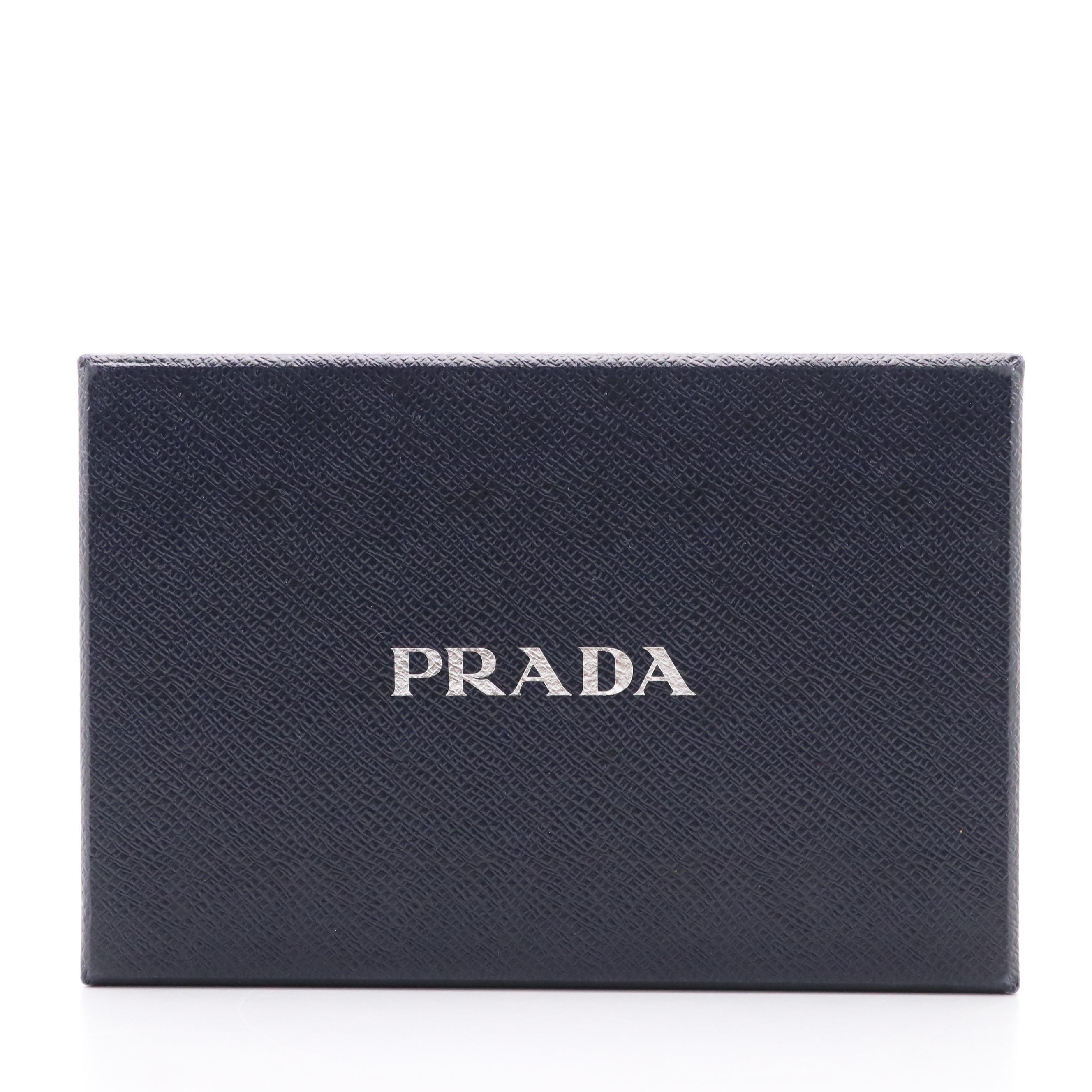 Prada Leather Bow Wallet with Box