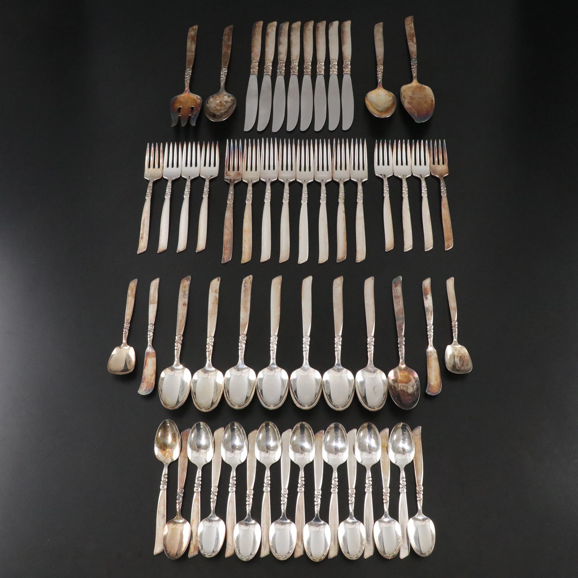 Oneida Community "South Seas" Silver Plate Flatware