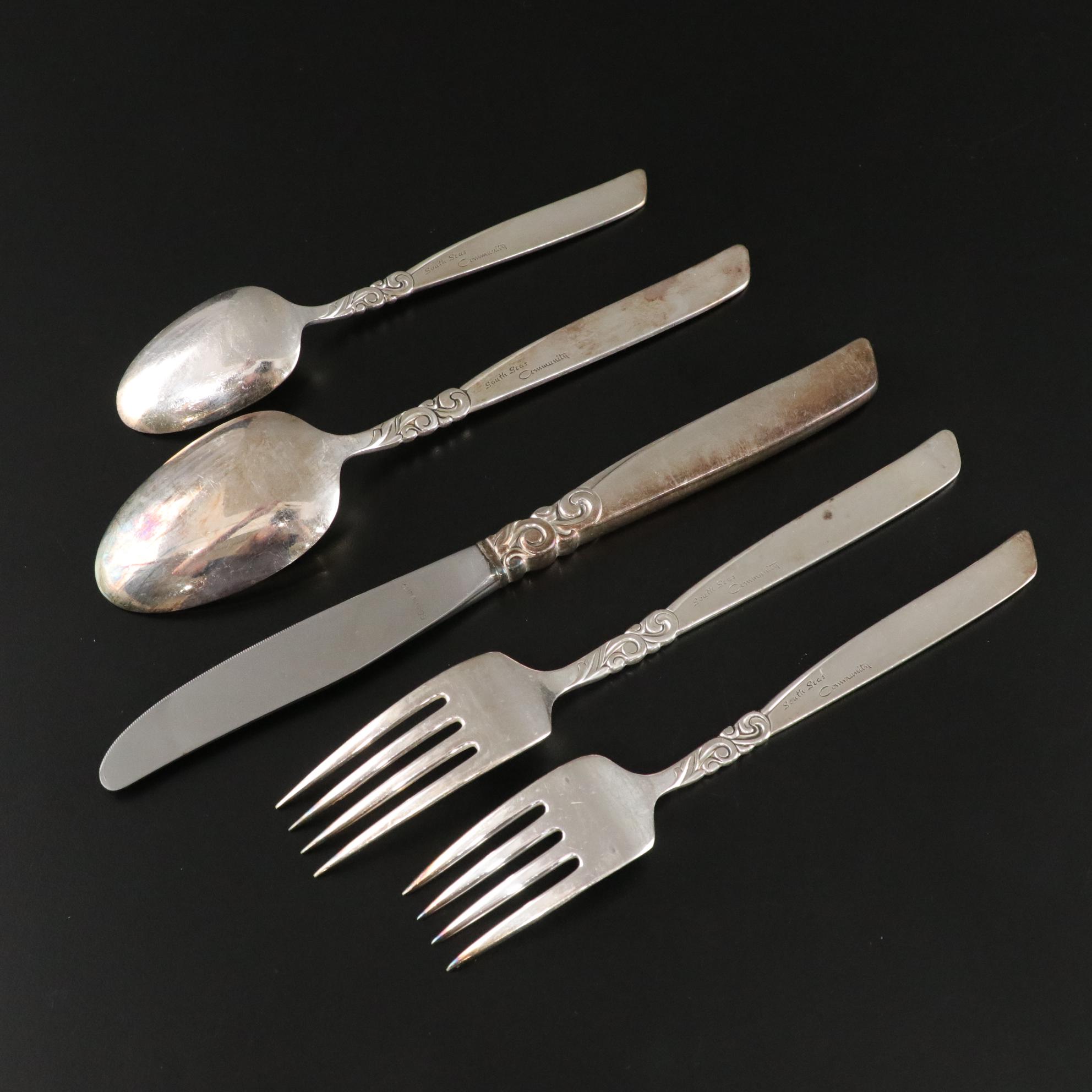 Oneida Community "South Seas" Silver Plate Flatware