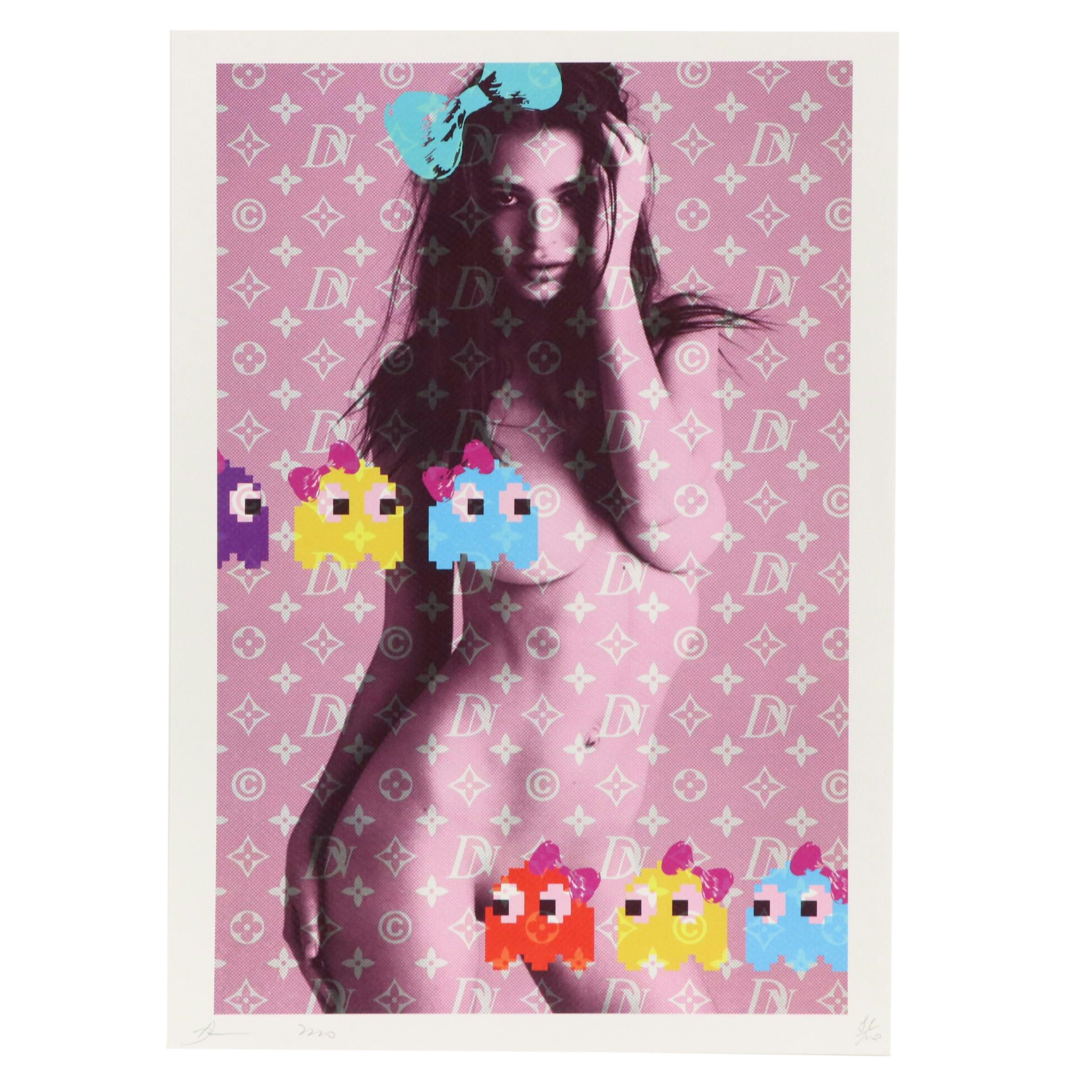 Death NYC Digital Print of Louis Vuitton x Pac Man, 2020