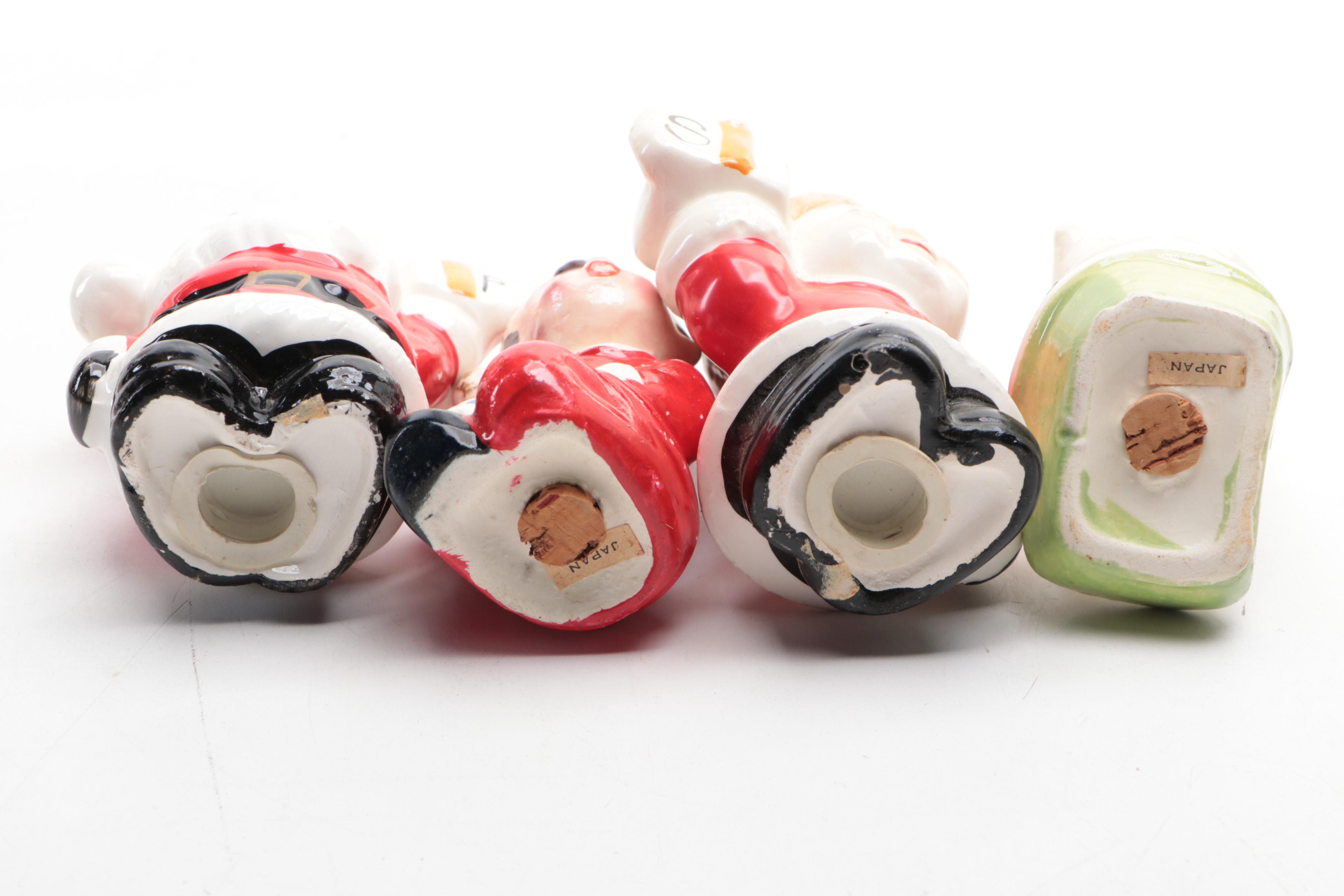 Napco, Norcrest and Other Japanese, Chinese Christmas Theme Shaker Sets