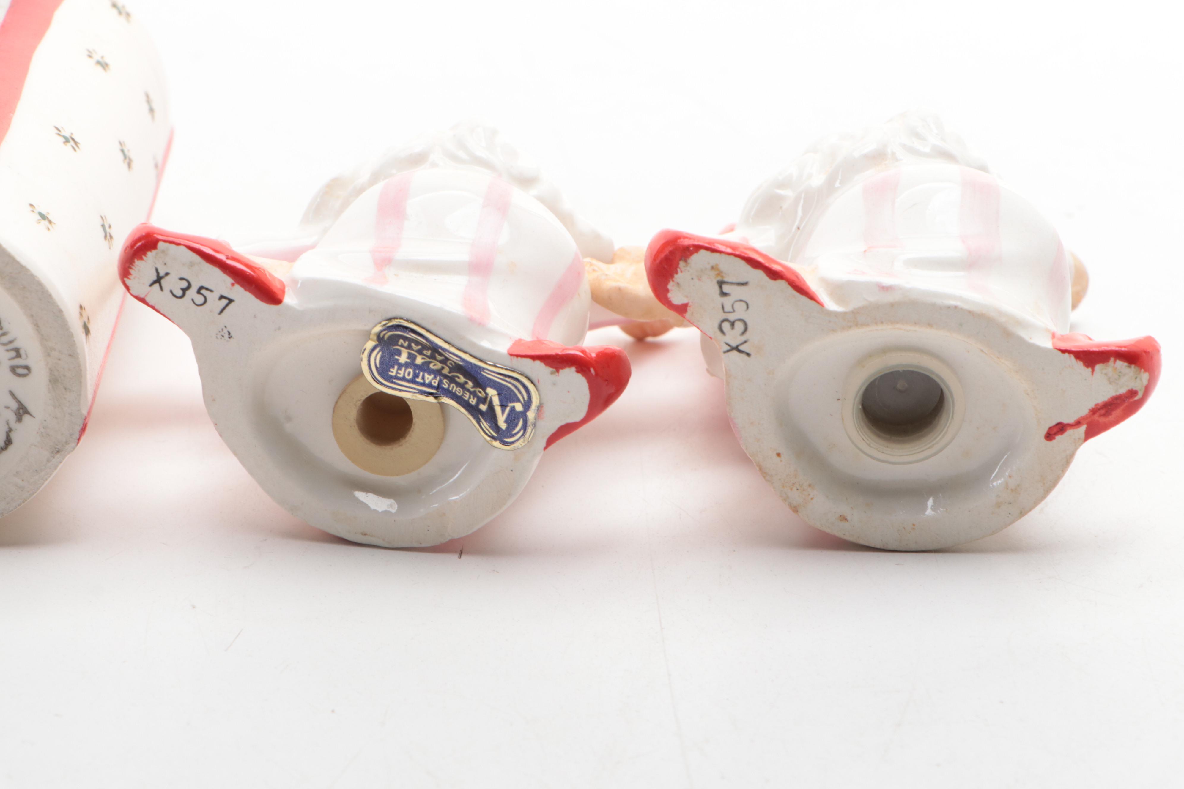 Napco, Norcrest and Other Japanese, Chinese Christmas Theme Shaker Sets