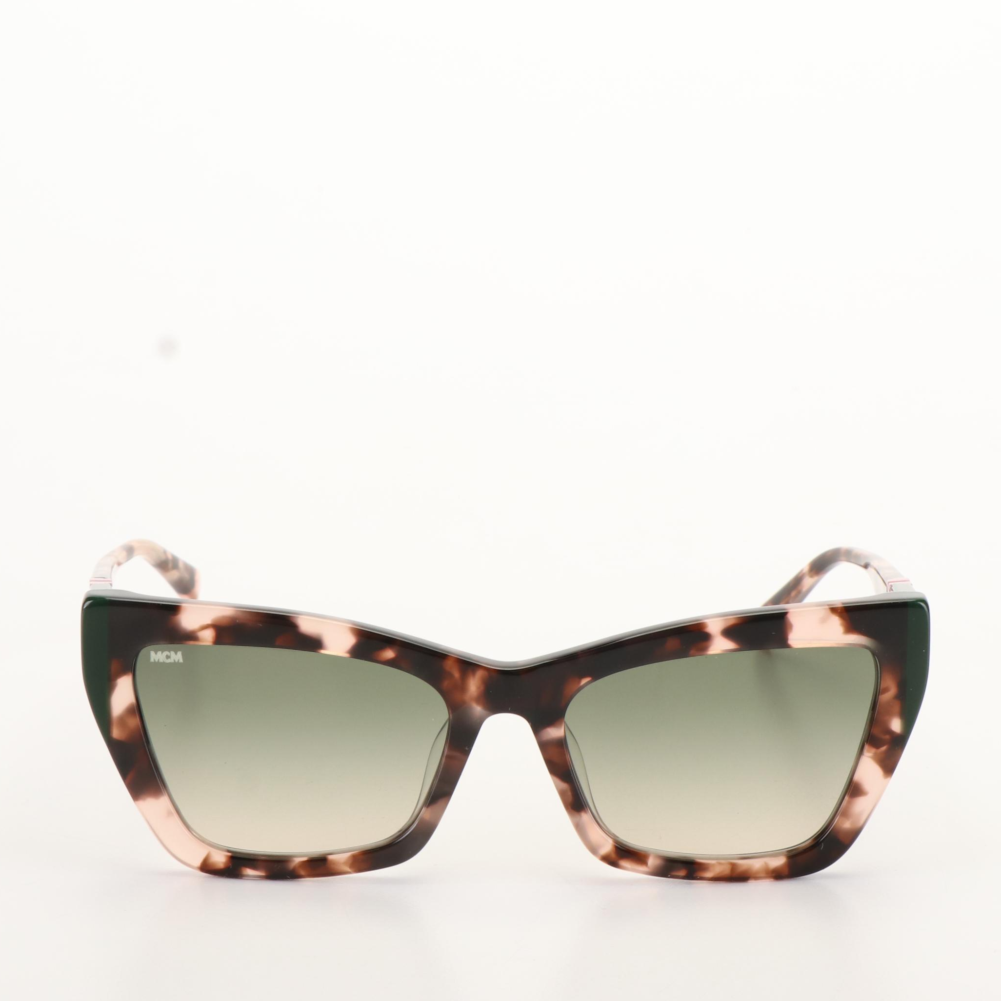 MCM Rose Tortoise Cat Eye Sunglasses 722SLB with Case
