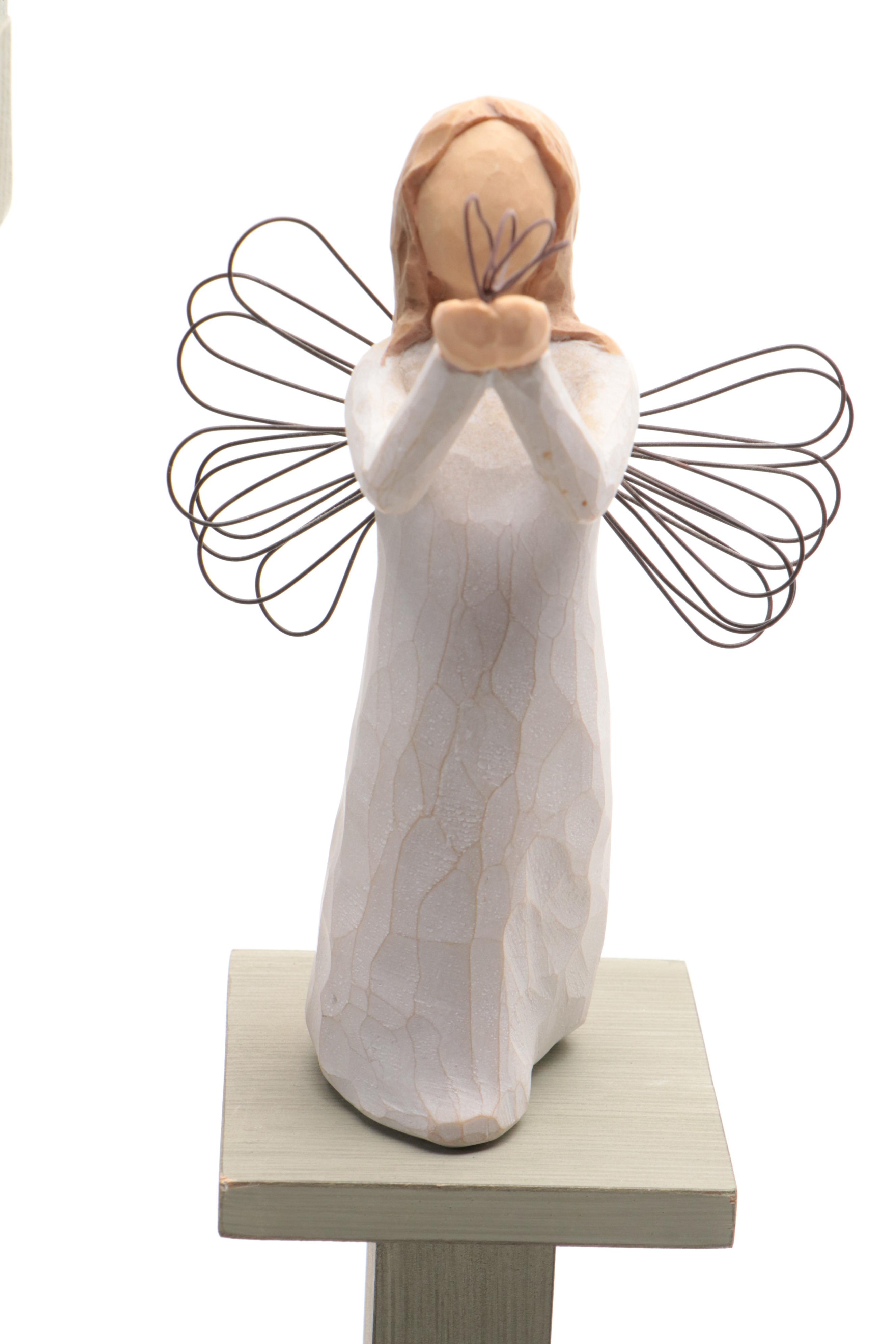 Willow Tree Crèche with Nativity and Other Figurines, 21st Century