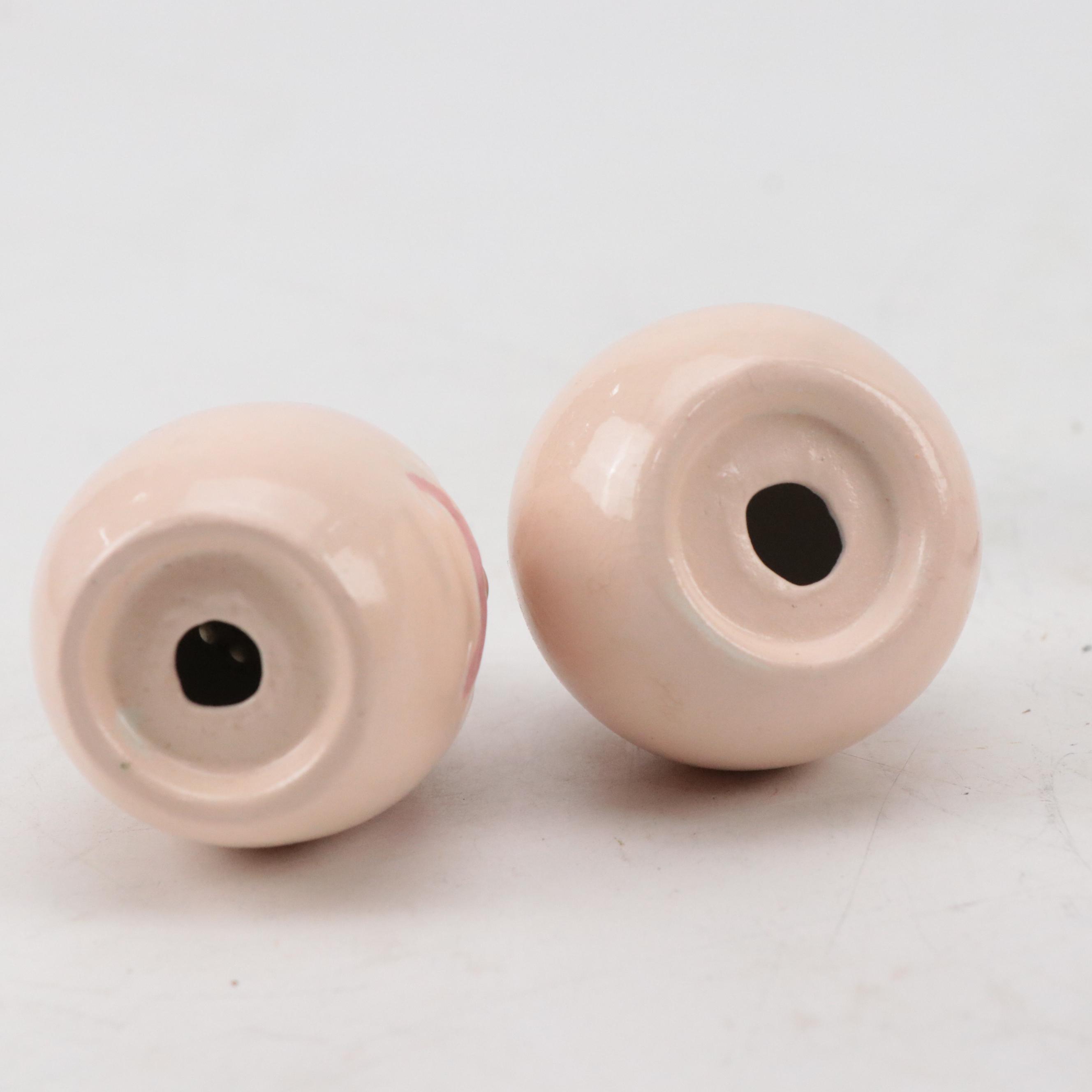 Nodder Salt and Pepper Shakers with Vallona Starr Drip and Drop Shaker Sets