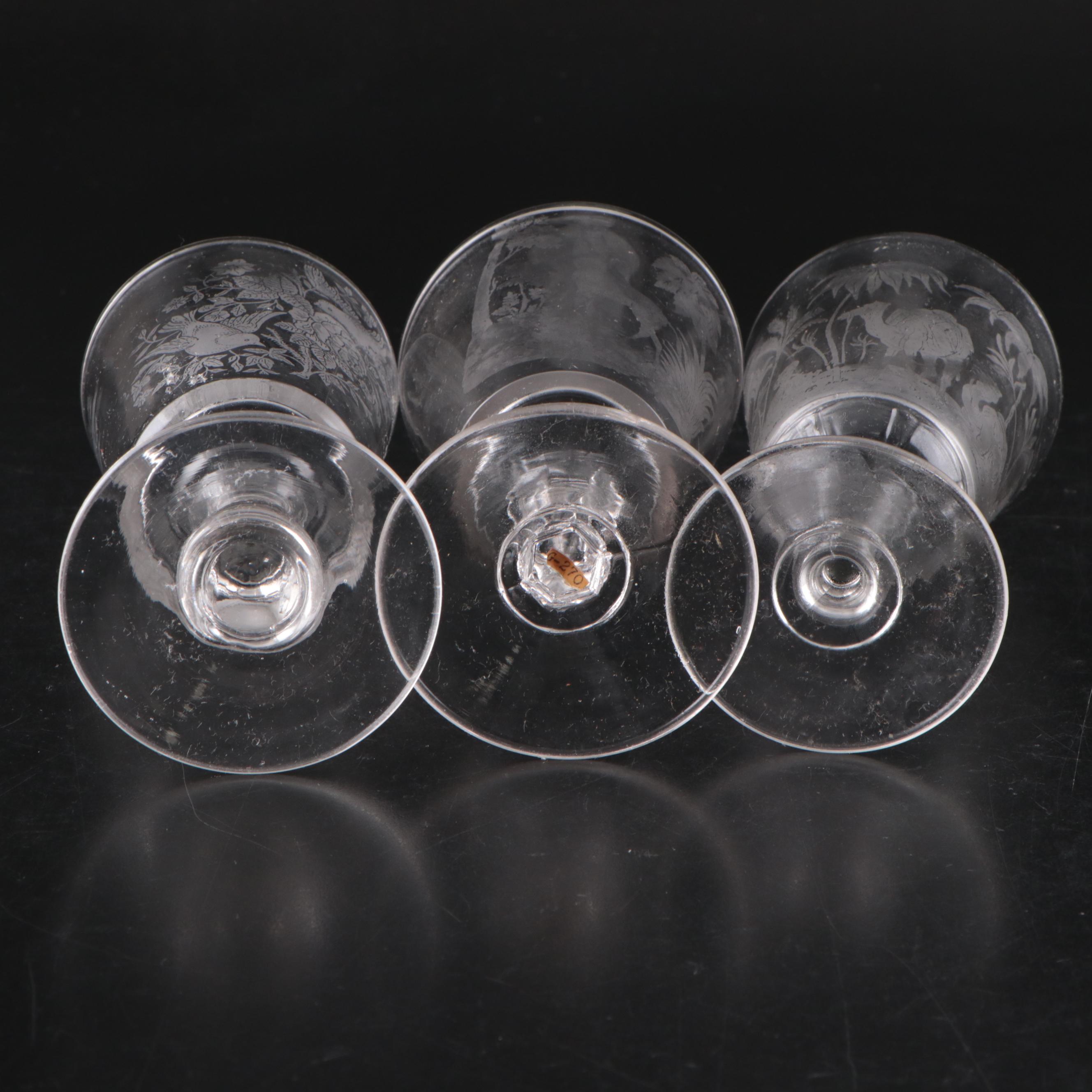 Fenton and Kemple Milk Glass Water Goblets with More Table Accessories