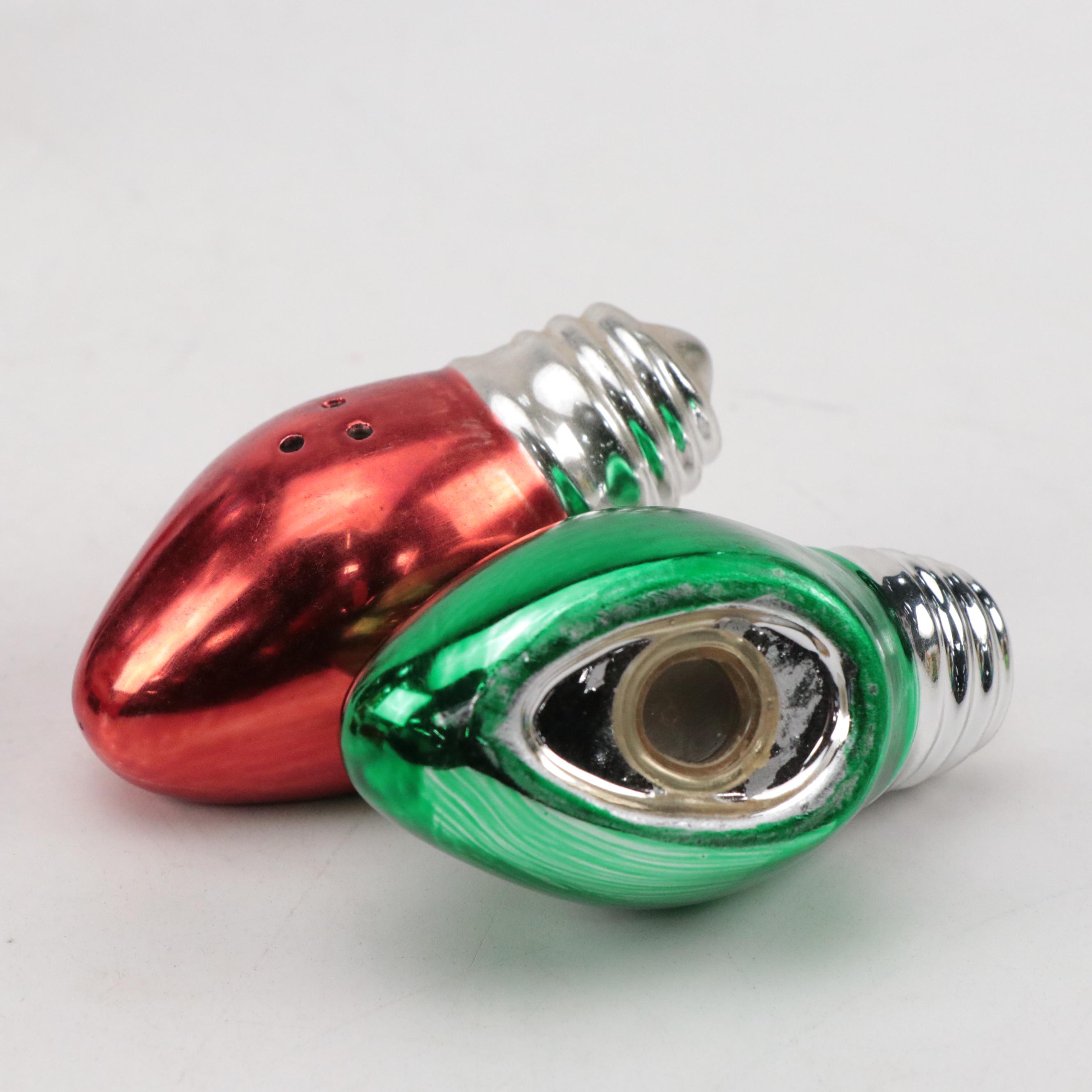 Christmas Shakers and Bells Including Mr. & Mrs. Claus, Reindeer, Lights & More