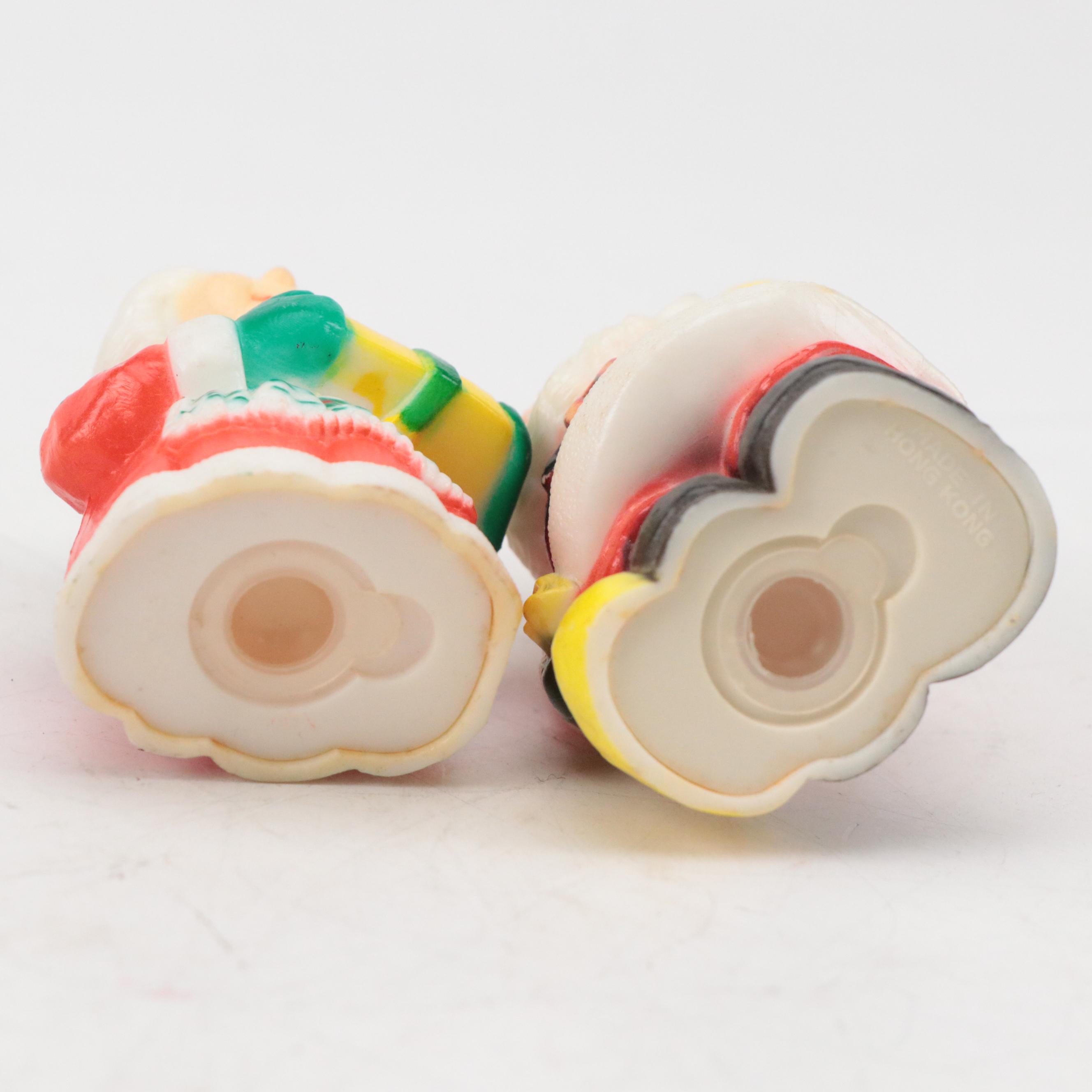 Christmas Shakers and Bells Including Mr. & Mrs. Claus, Reindeer, Lights & More