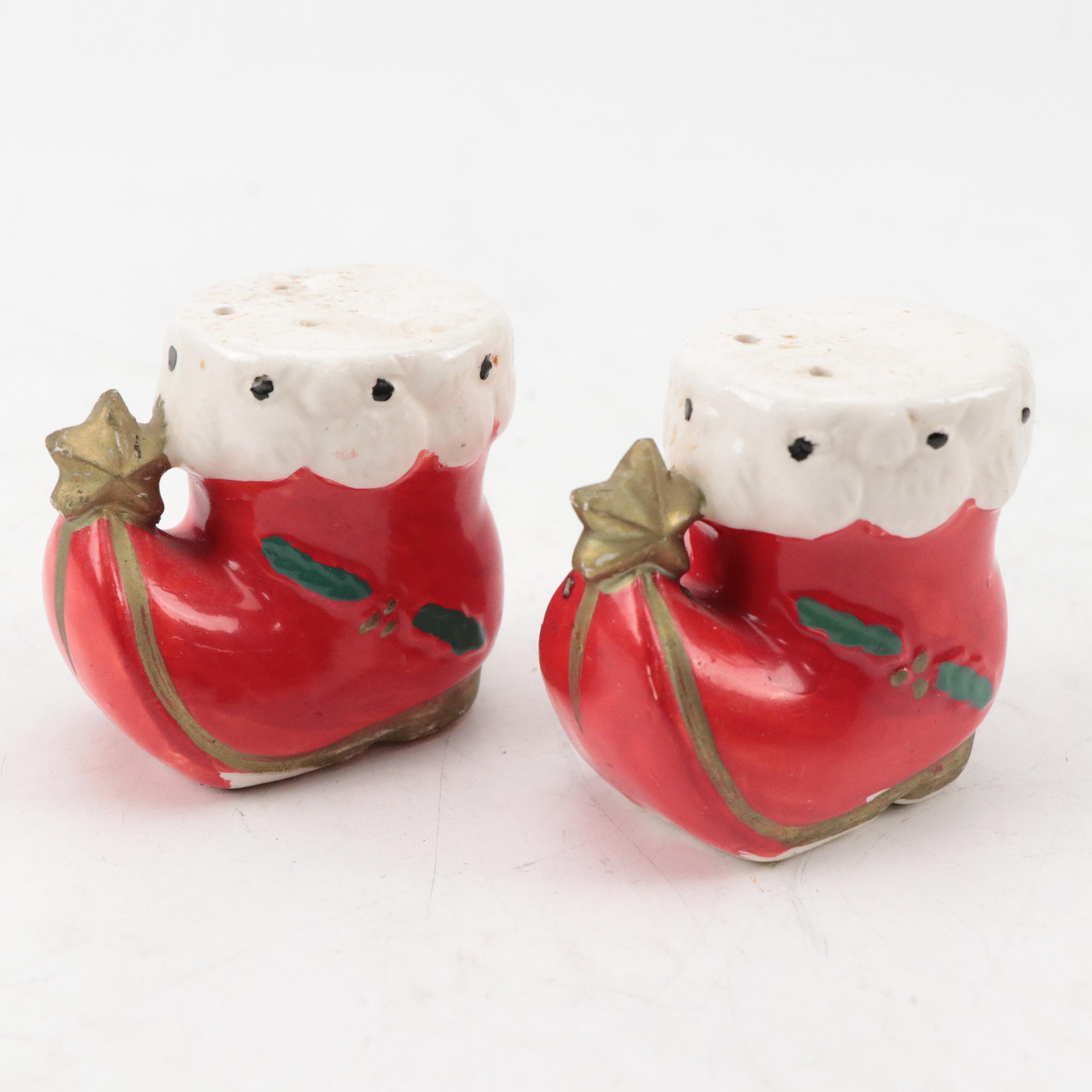 Christmas Shakers and Bells Including Mr. & Mrs. Claus, Reindeer, Lights & More