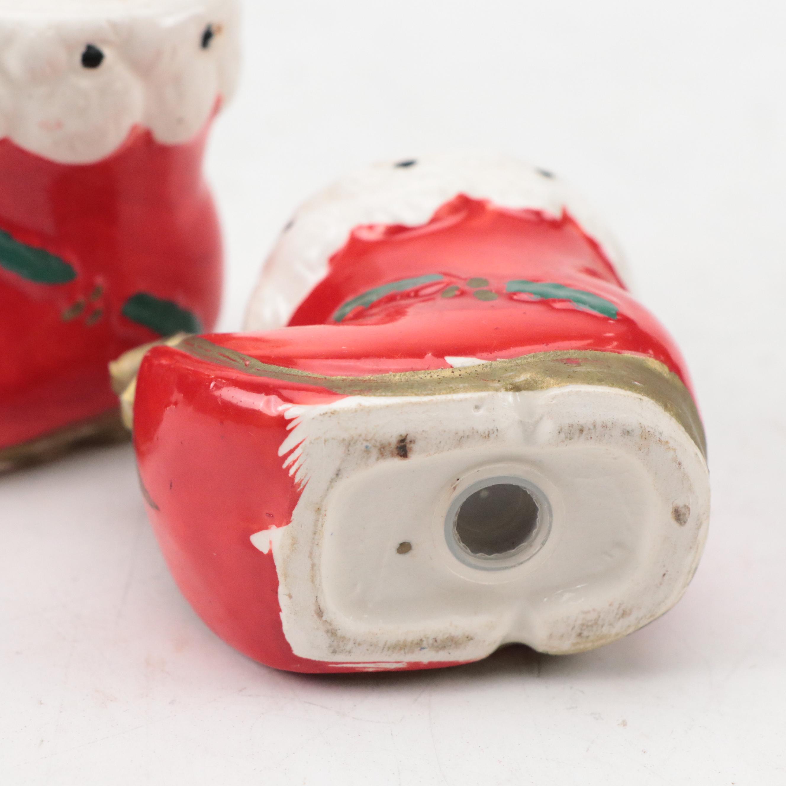 Christmas Shakers and Bells Including Mr. & Mrs. Claus, Reindeer, Lights & More