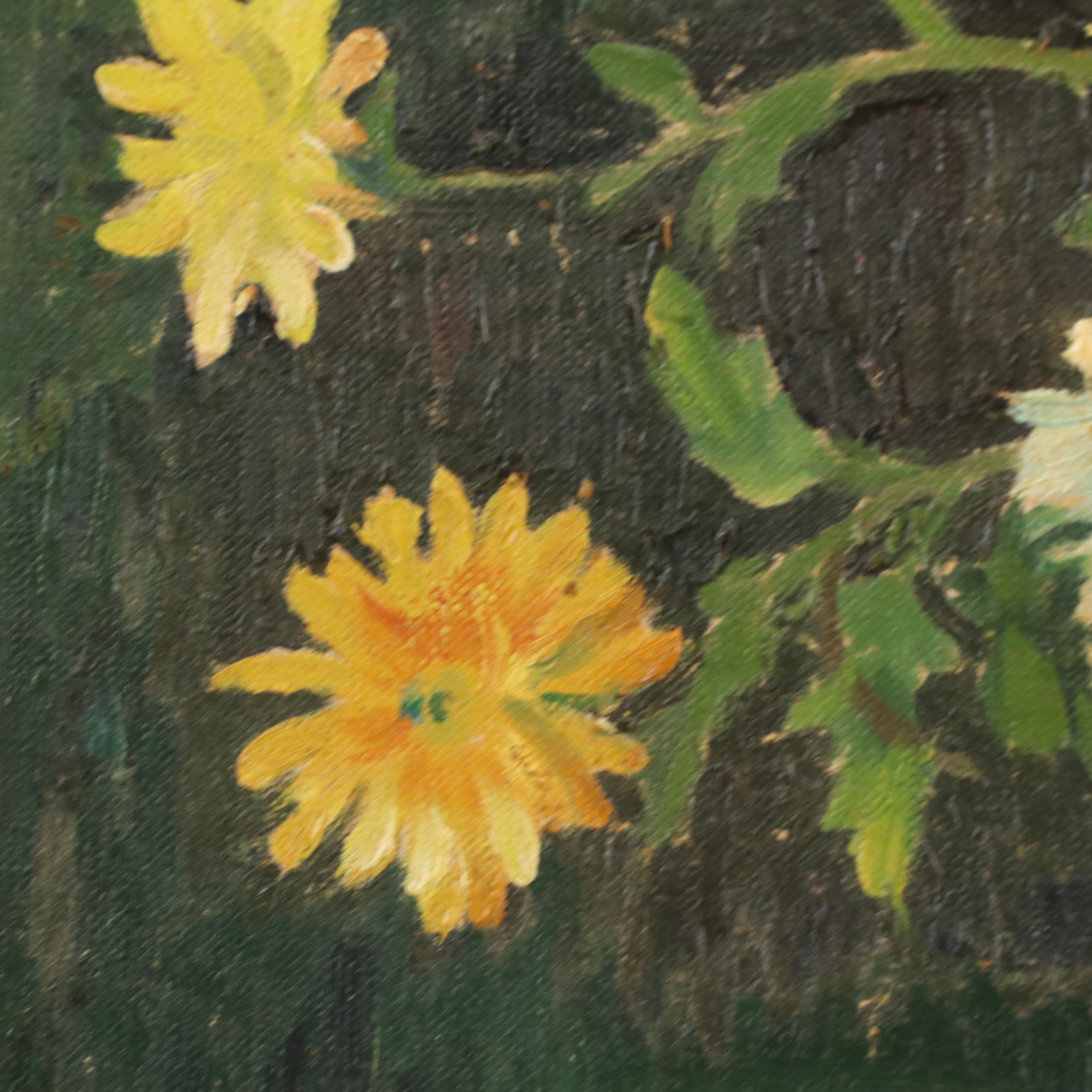 Mabel A. Hammer Oil Painting of a Floral Still Life, 20th Century