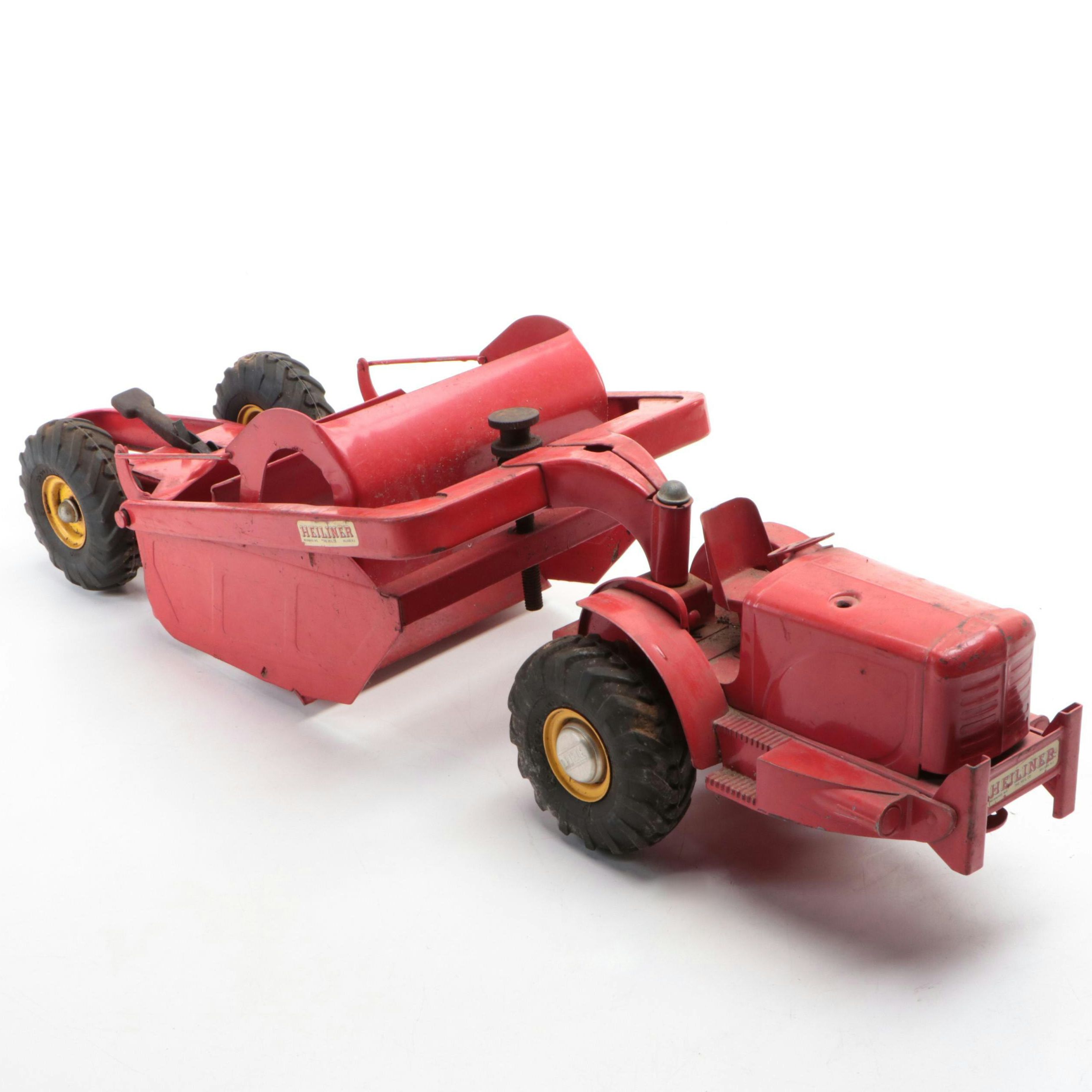 Doepke Model Toys "Heiliner" Pressed Steel Bottom Scraper Toy, Mid-20th Century