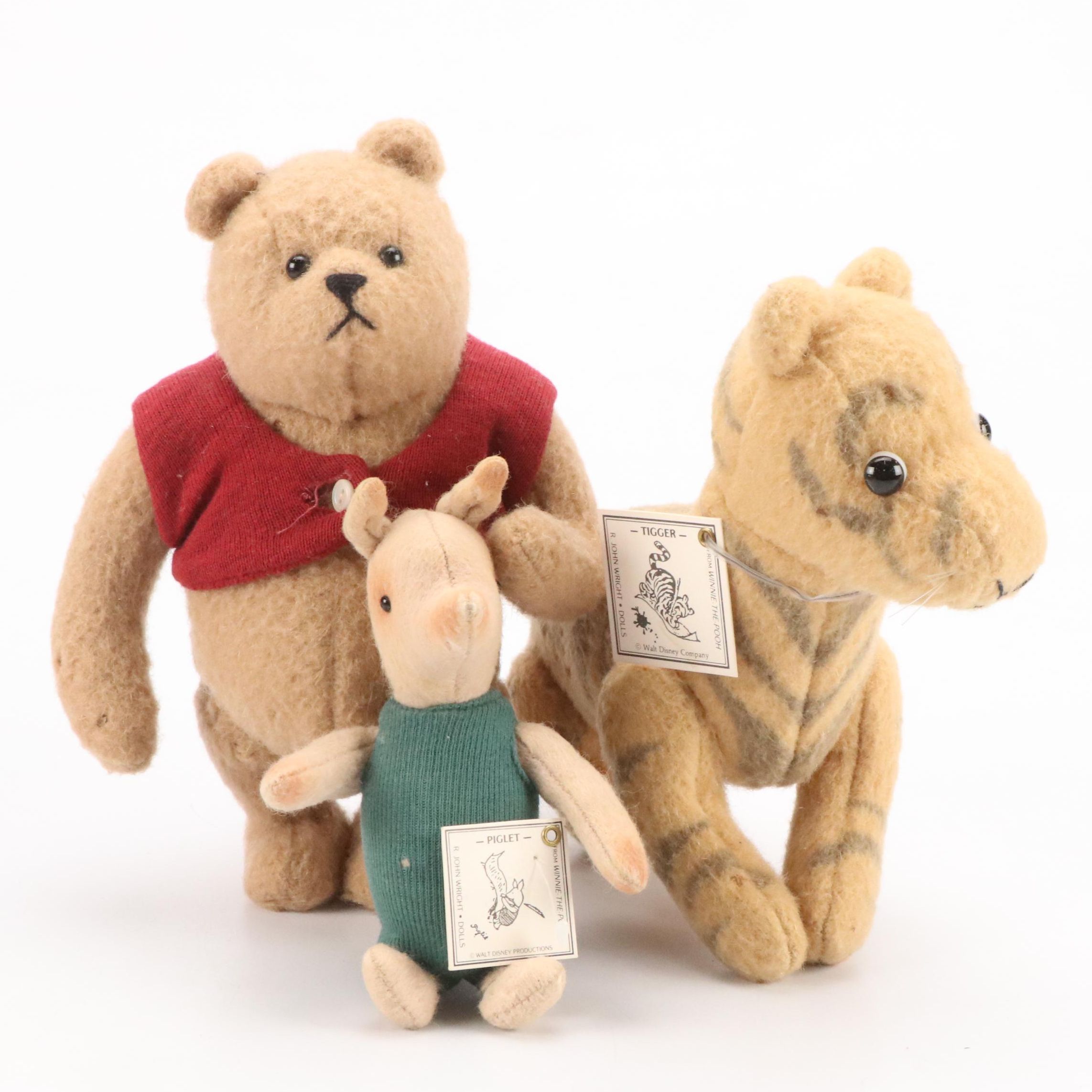 R. John Wright "Winnie the Pooh"  Stuffed Toys
