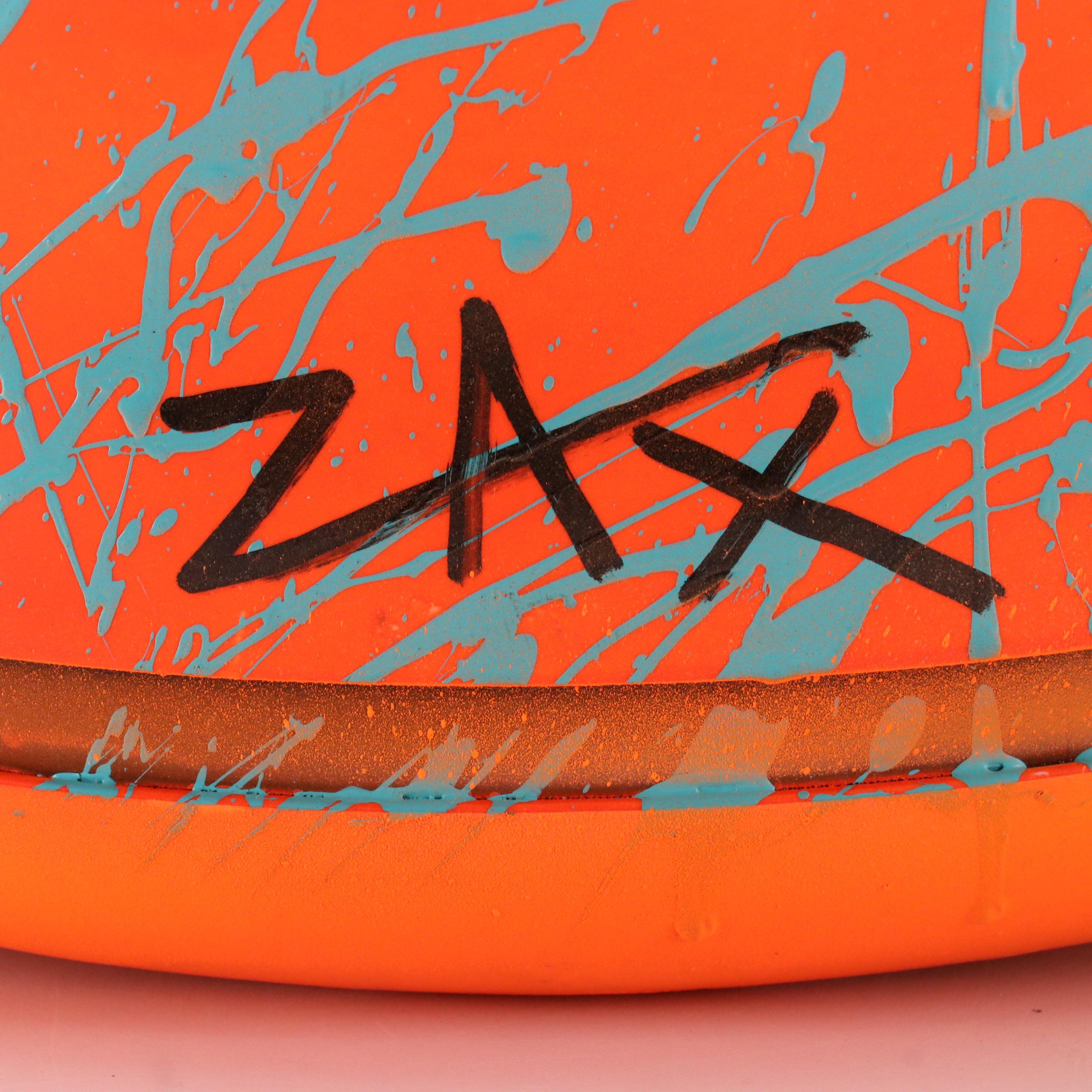 E.M. Zax Wearable Art Splatter-Painted Stormtrooper Helmet