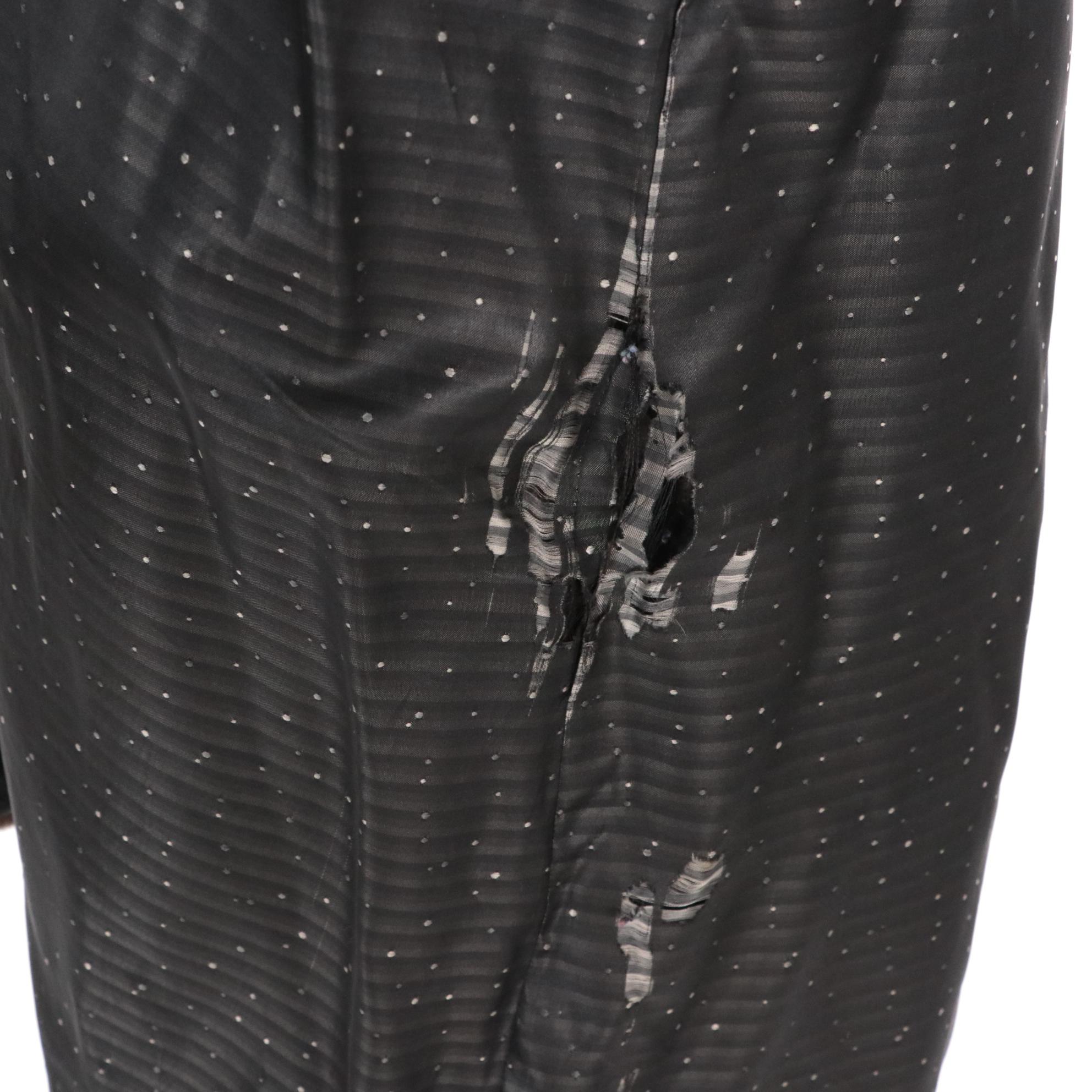 Mink Fur and Suede Stroller with Fox Fur Collar