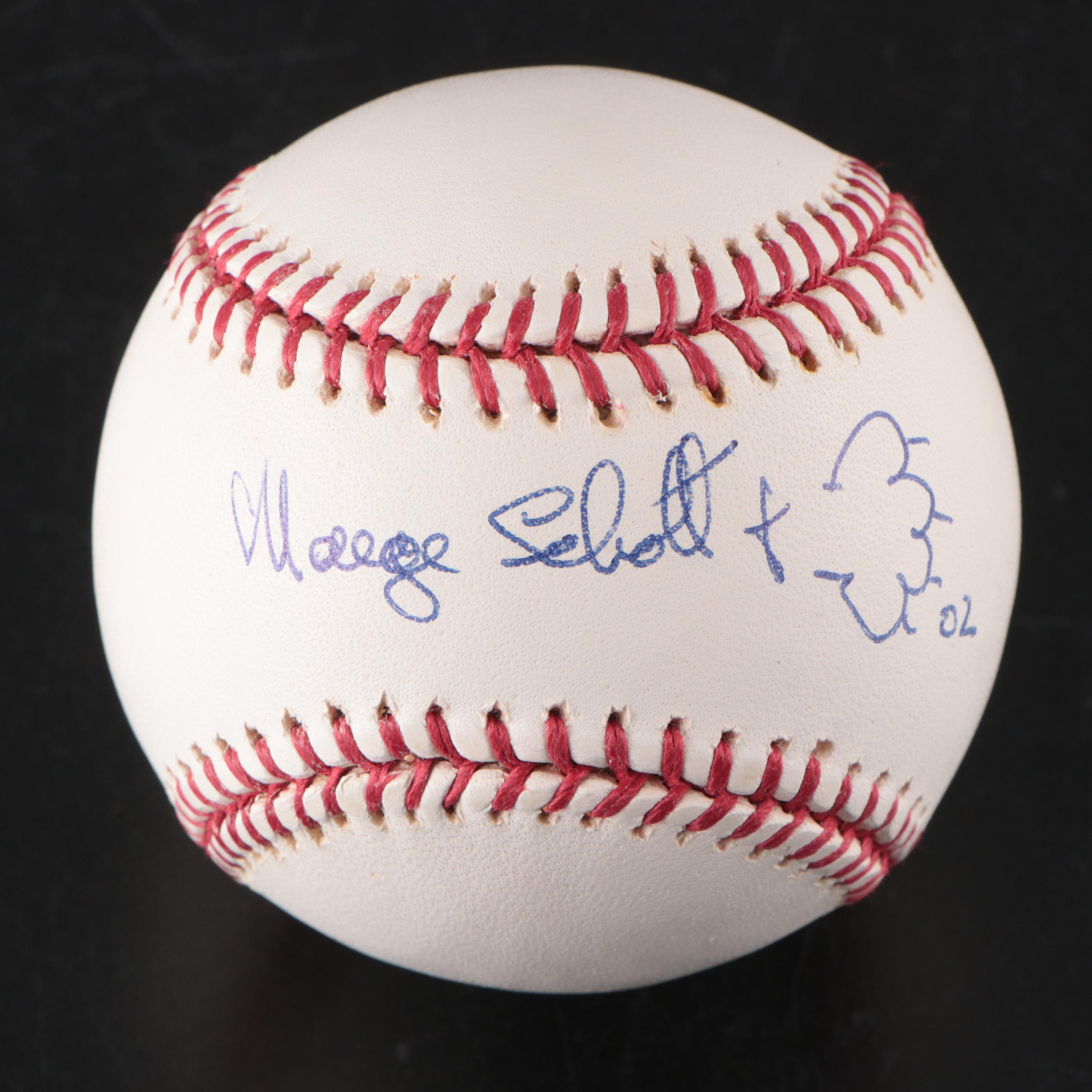 Marge Schott and Tom Seaver Signed Rawlings Official Baseballs