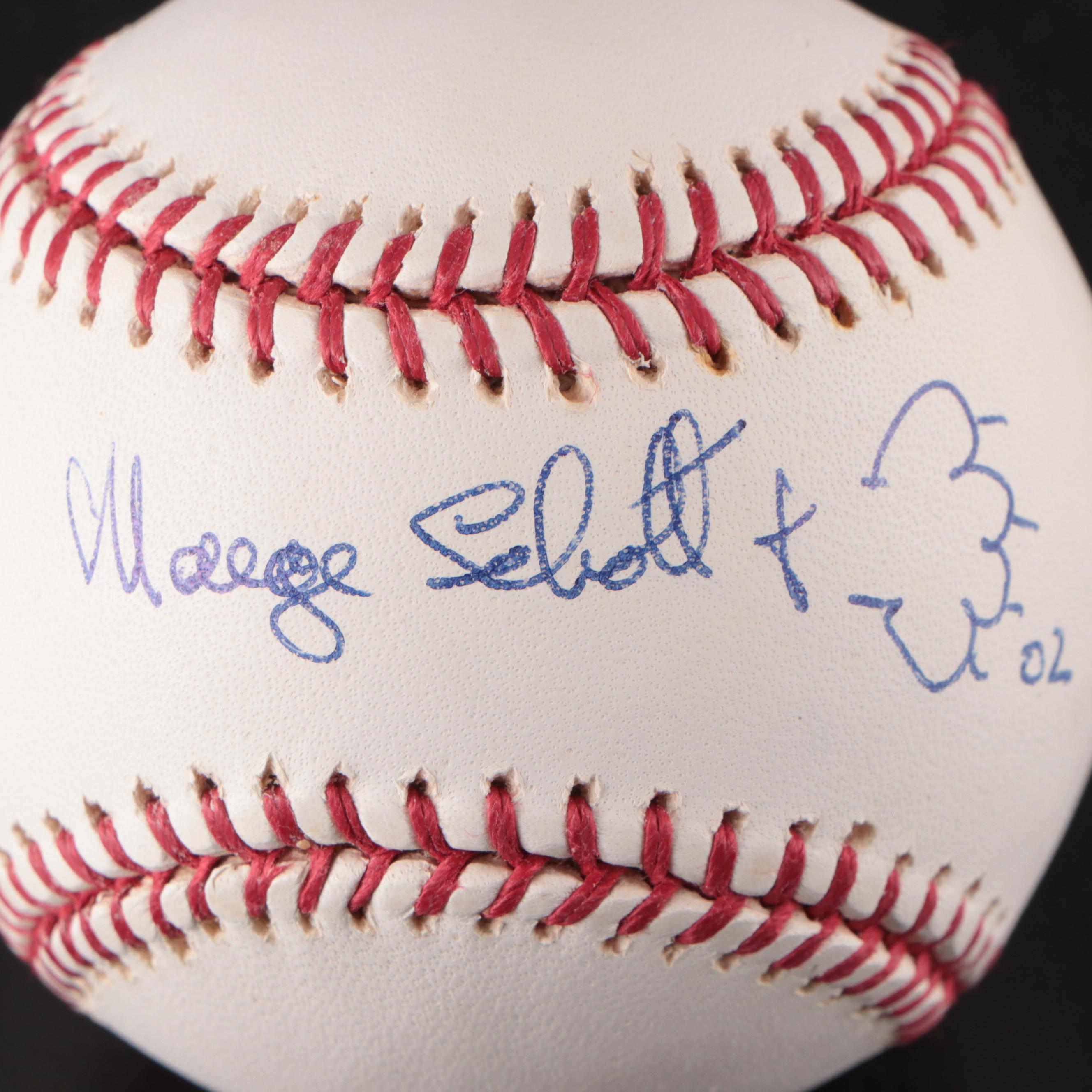 Marge Schott and Tom Seaver Signed Rawlings Official Baseballs