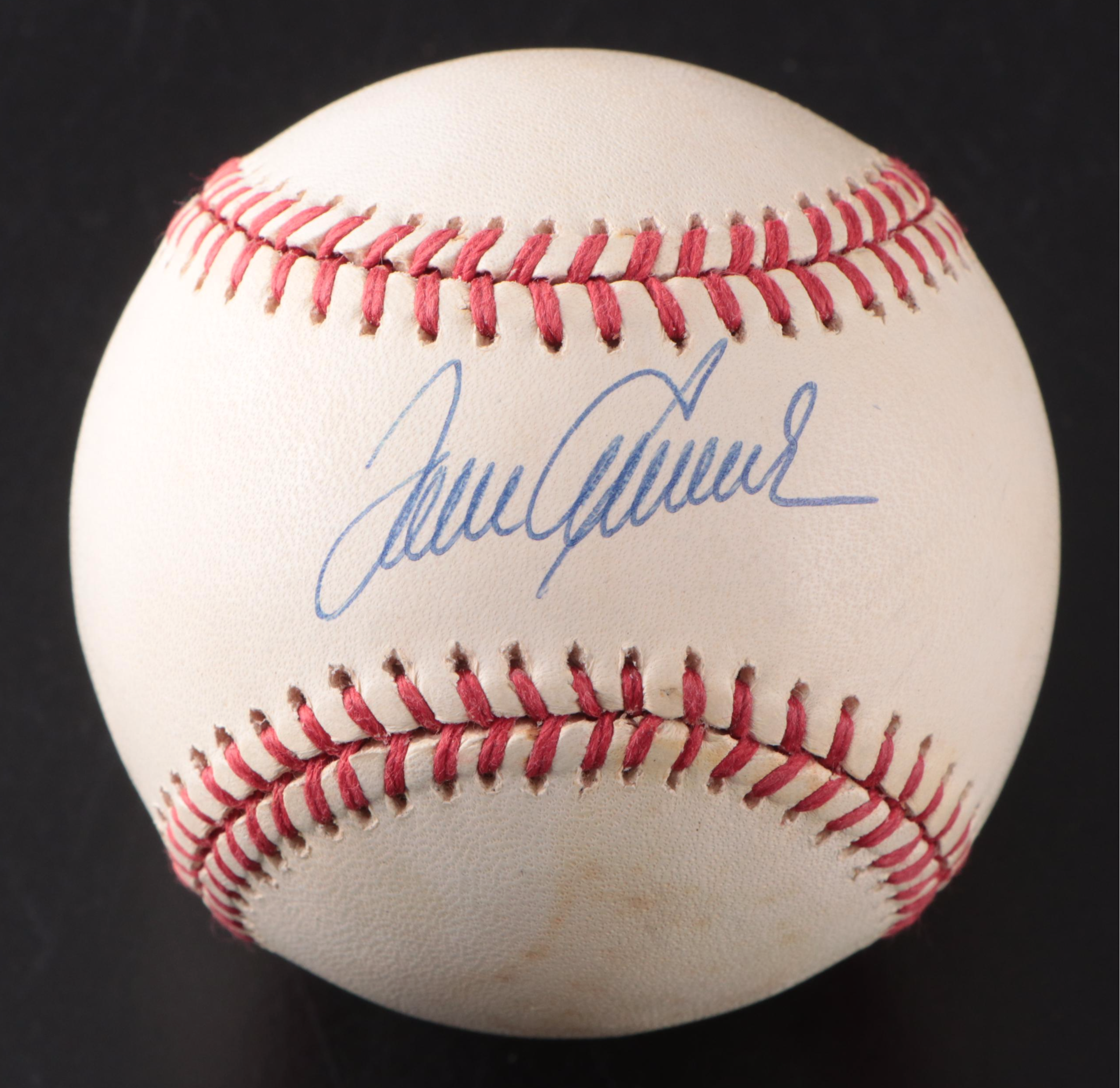 Marge Schott and Tom Seaver Signed Rawlings Official Baseballs