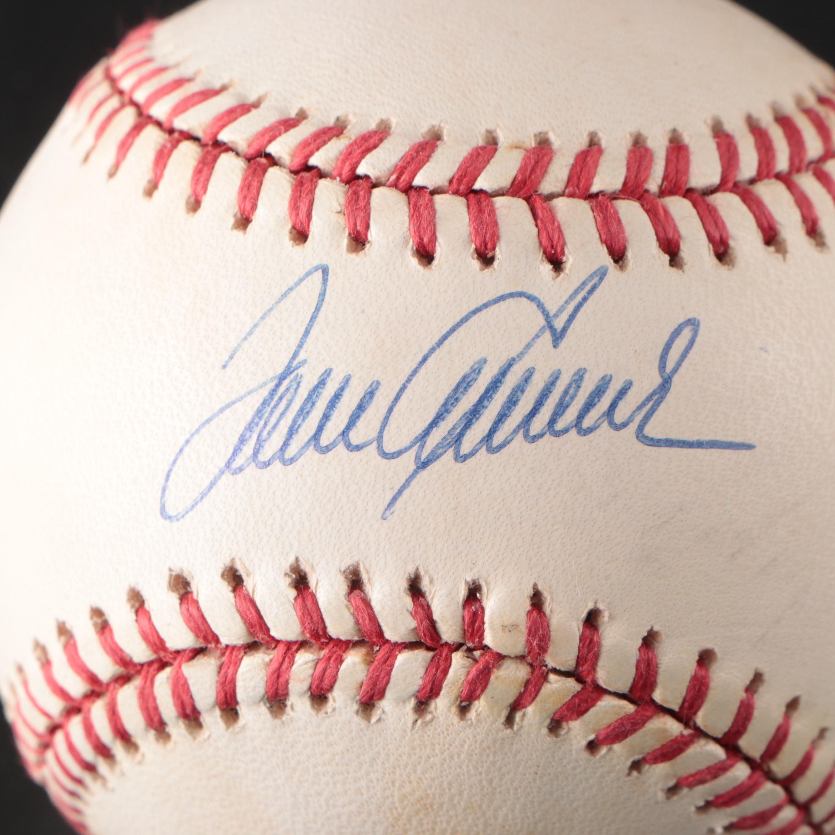 Marge Schott and Tom Seaver Signed Rawlings Official Baseballs