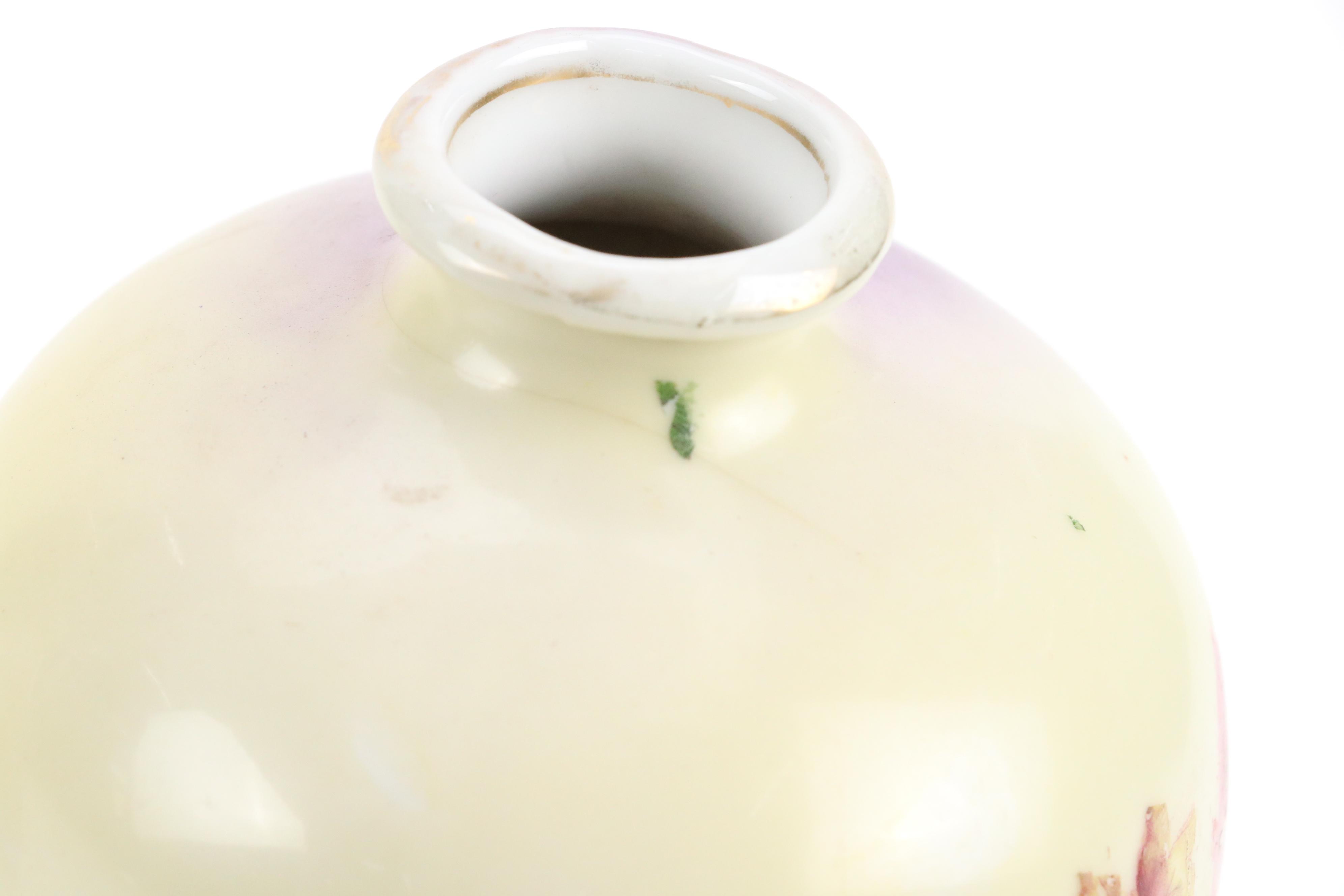 Austrian Victoria Porcelain Vases