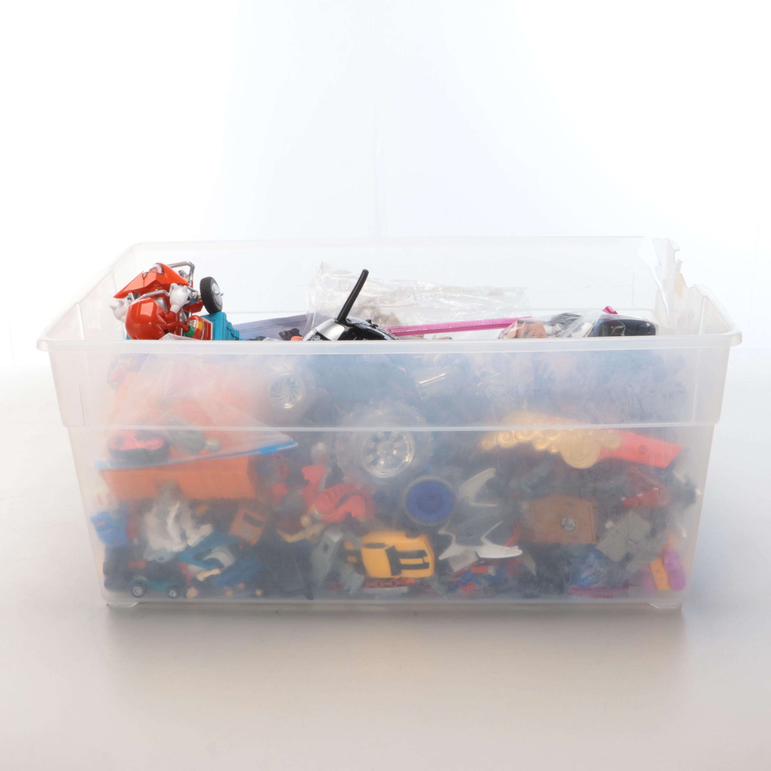 Hap-P-Kid Robot Toy with Optimus Prime, Spider-Man, and More Plastic Toys