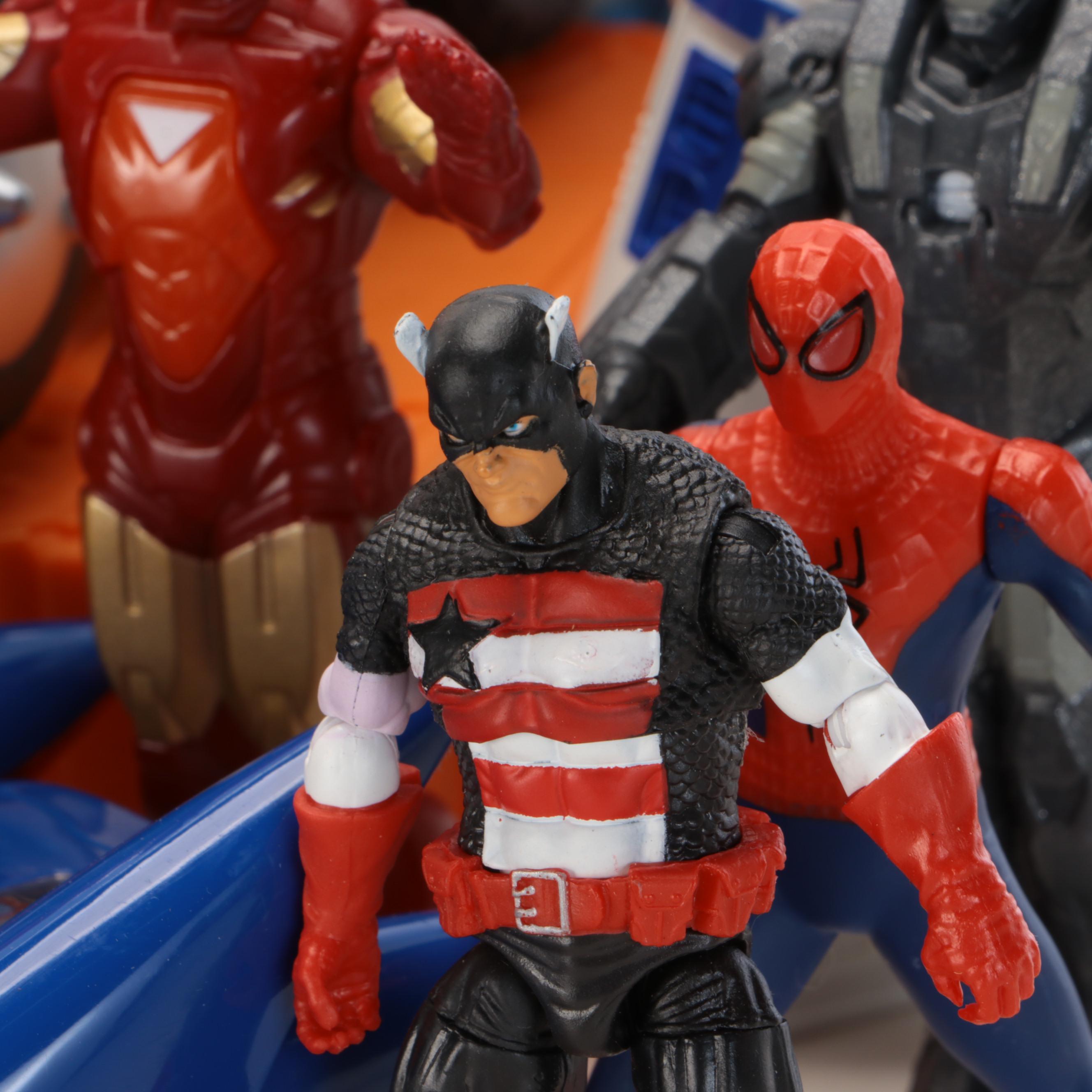 Hap-P-Kid Robot Toy with Optimus Prime, Spider-Man, and More Plastic Toys