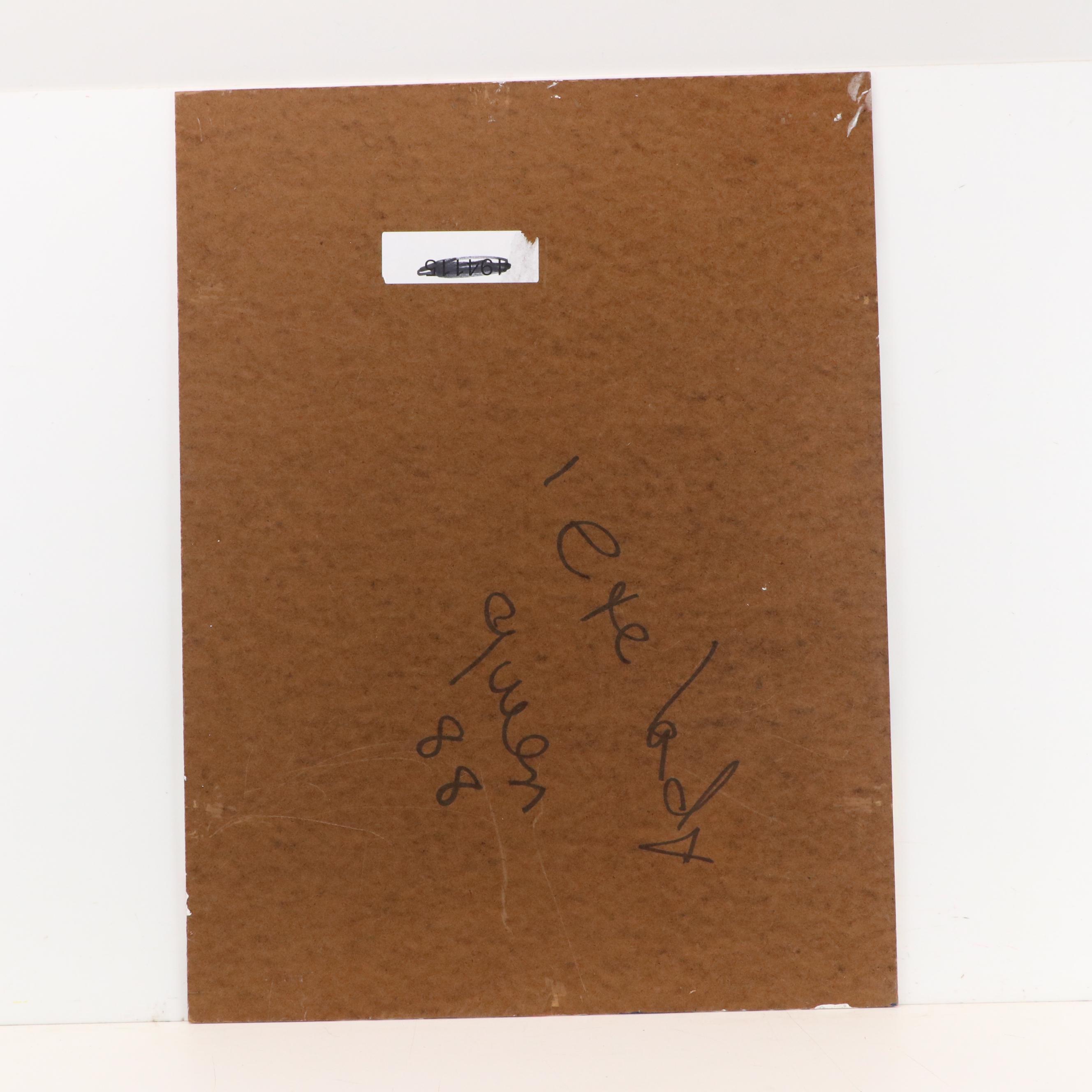 Gwen Doppler Abstract Acrylic Portrait Painting 