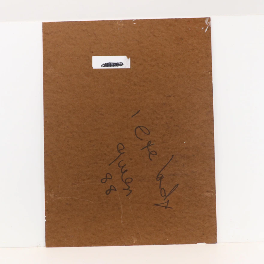 Gwen Doppler Abstract Acrylic Portrait Painting