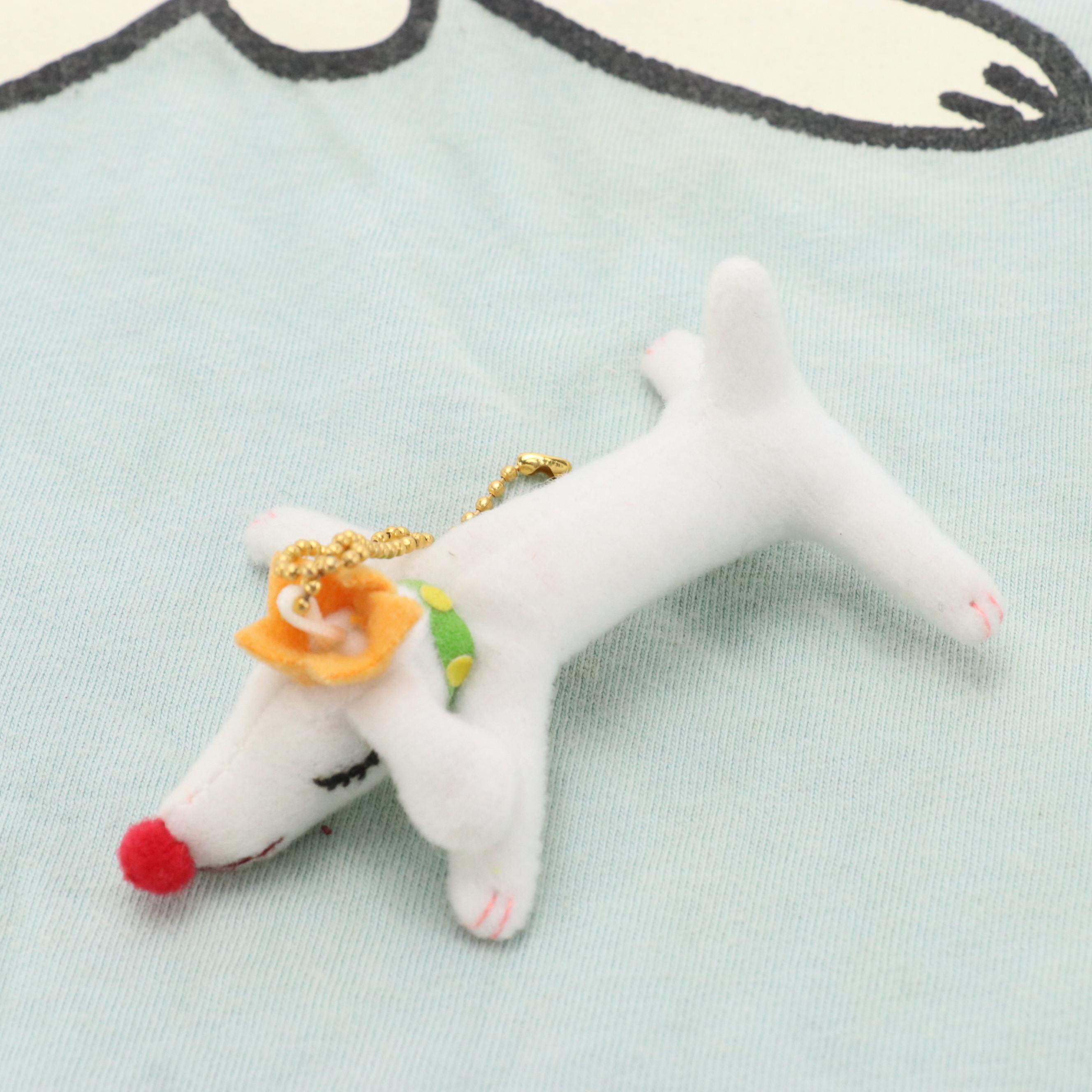 2K by Gingham T-Shirt with Charm After Yoshitomo Nara "Pup King"