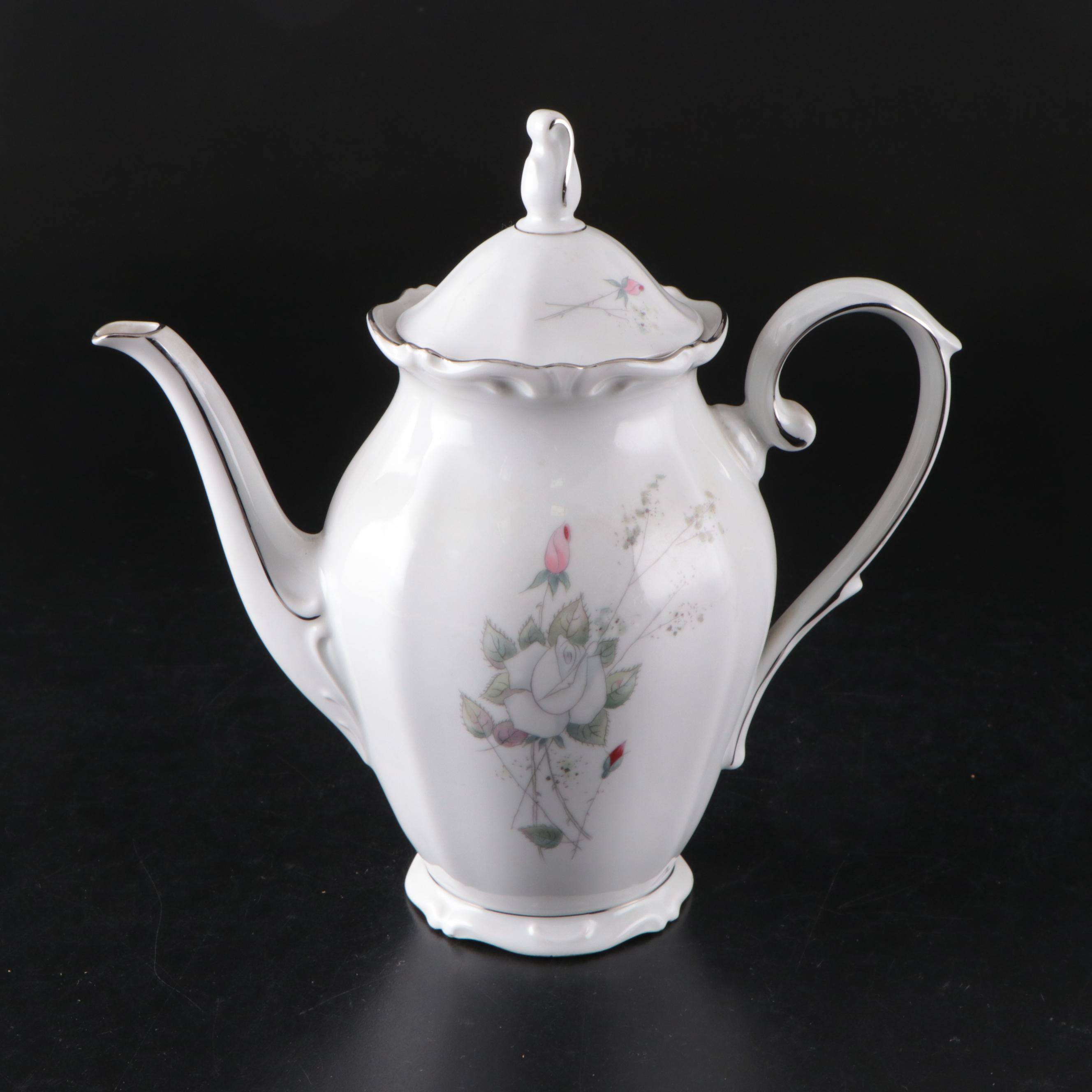 Winterling Germany Porcelain Rose Spray Pattern Dinnerware