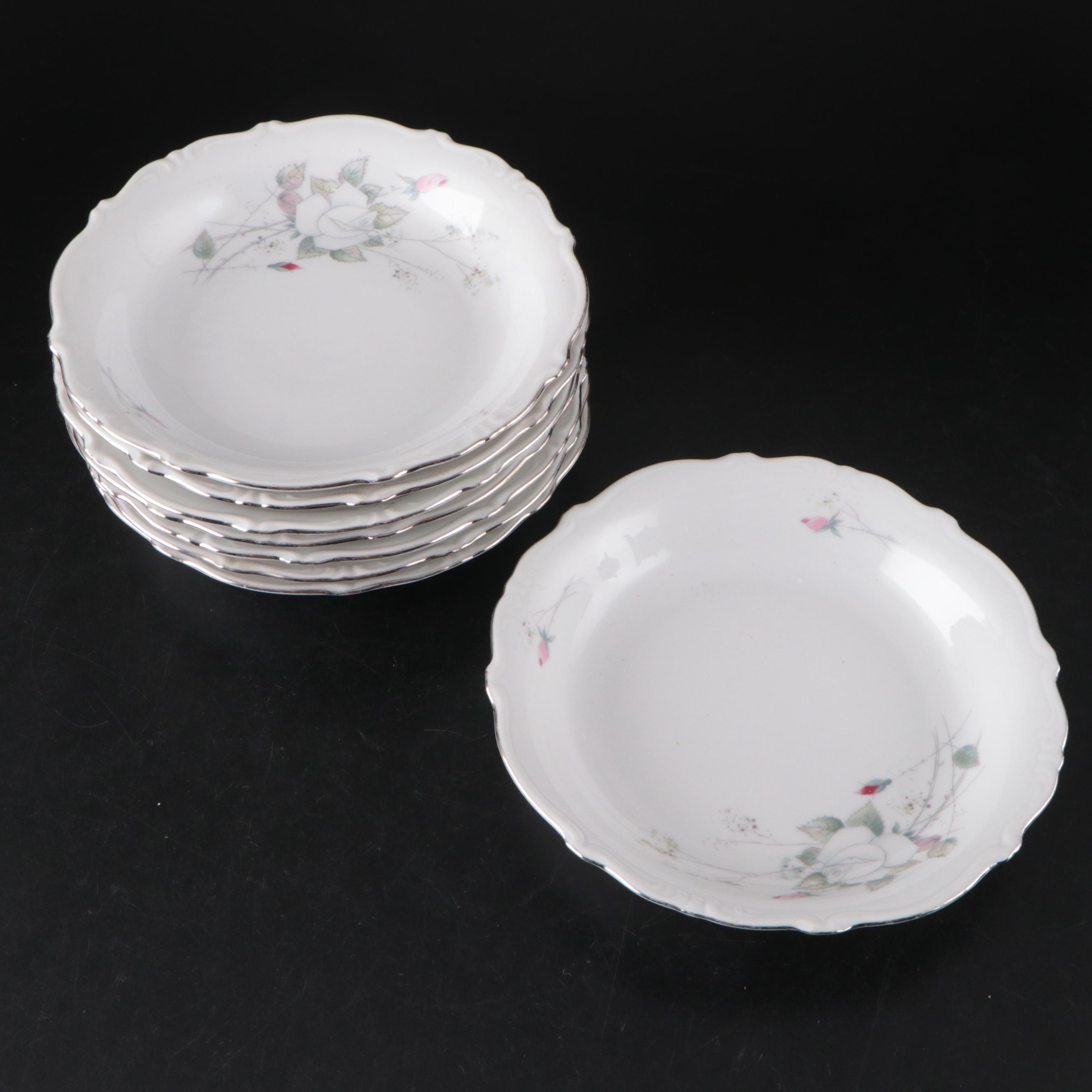 Winterling Germany Porcelain Rose Spray Pattern Dinnerware